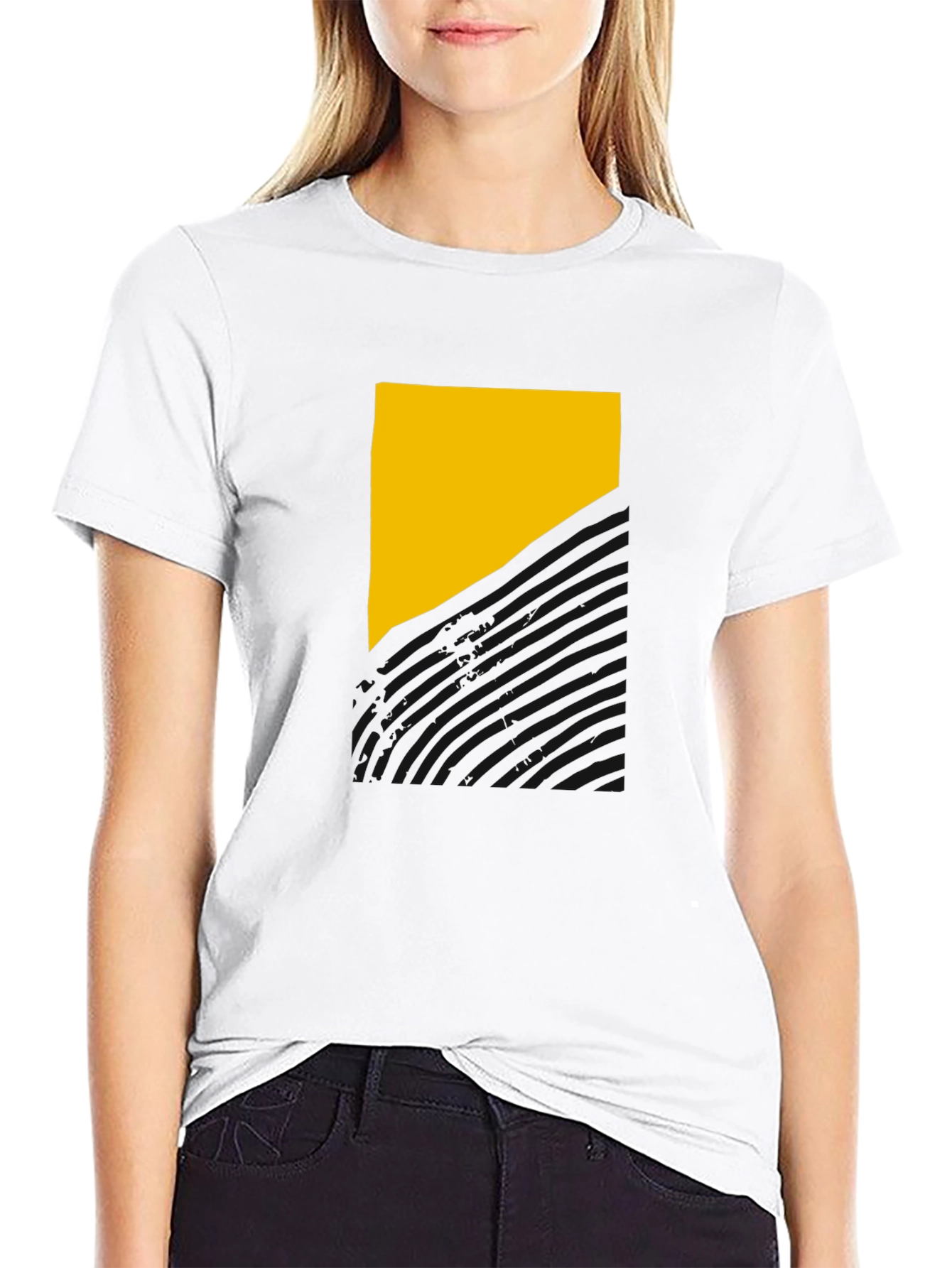 Abstract Geometric T-Shirt