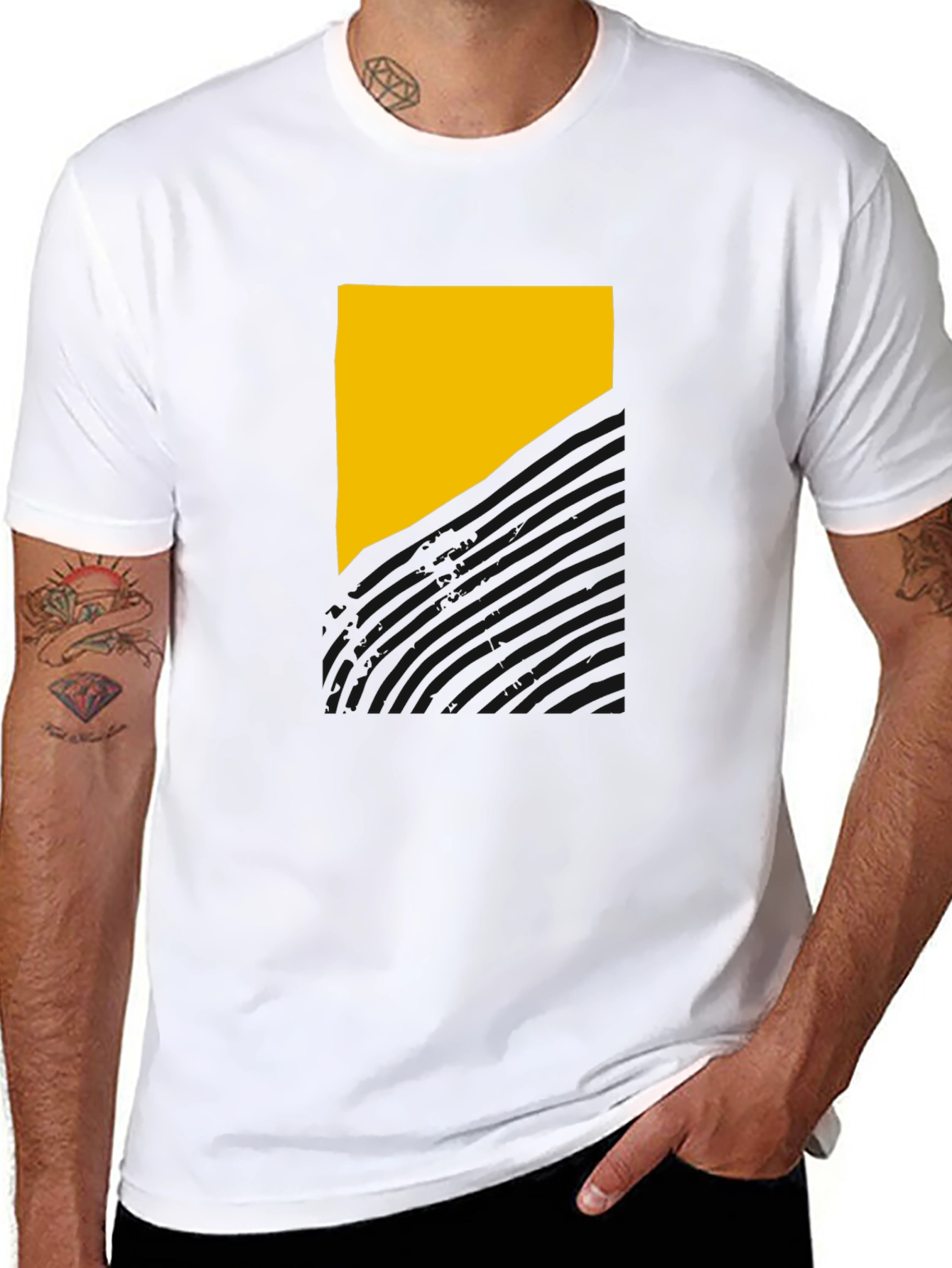 Abstract Geometric T-Shirt