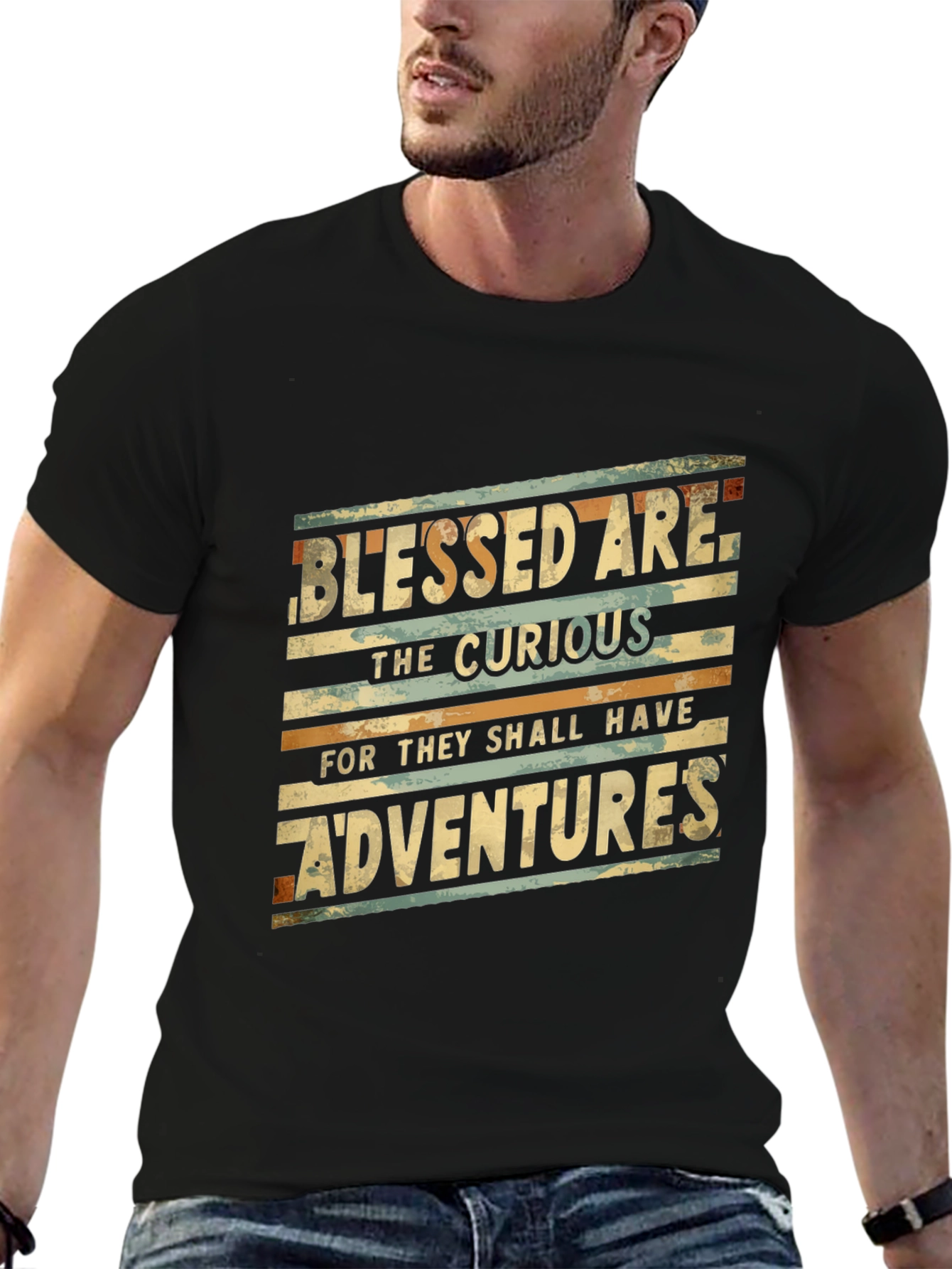 Blessed Are The Curious Graphic T-Shirt