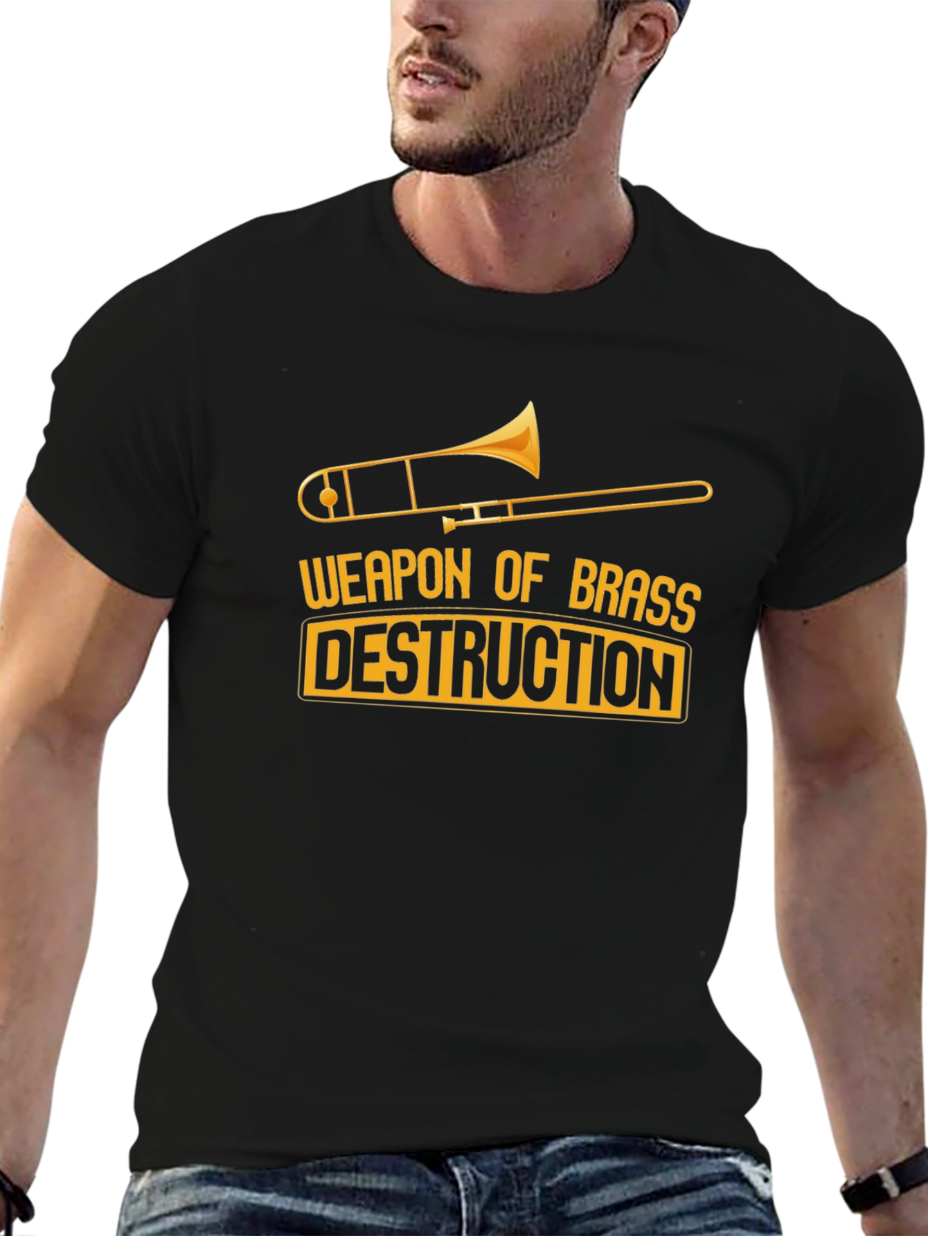 Weapon of Brass Destruction Trombone T-Shirt