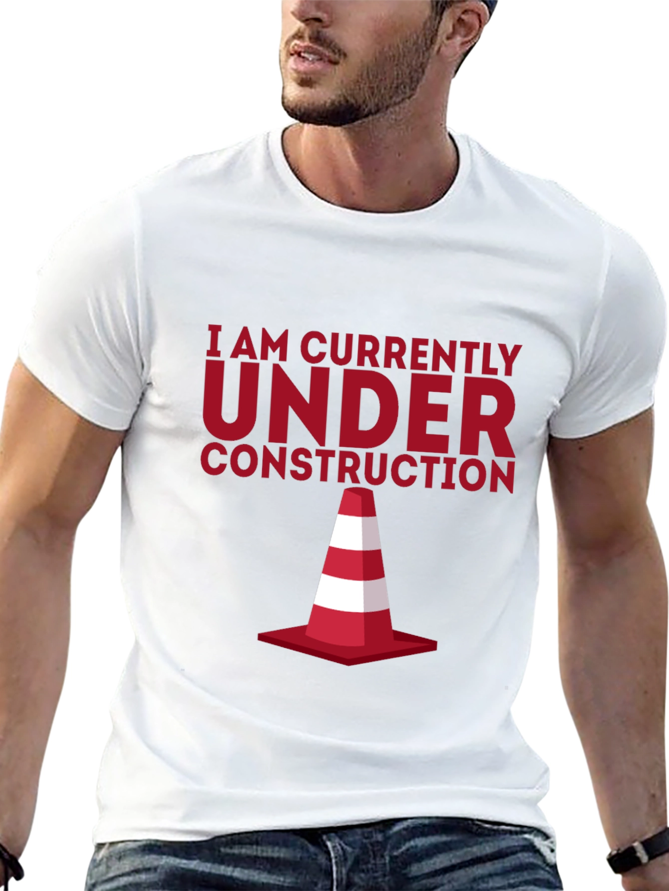 Under Construction Graphic Tee