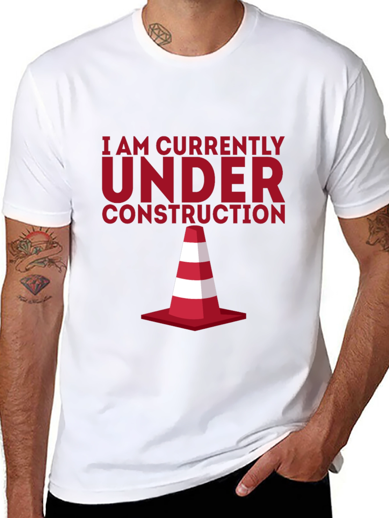 Under Construction Graphic Tee