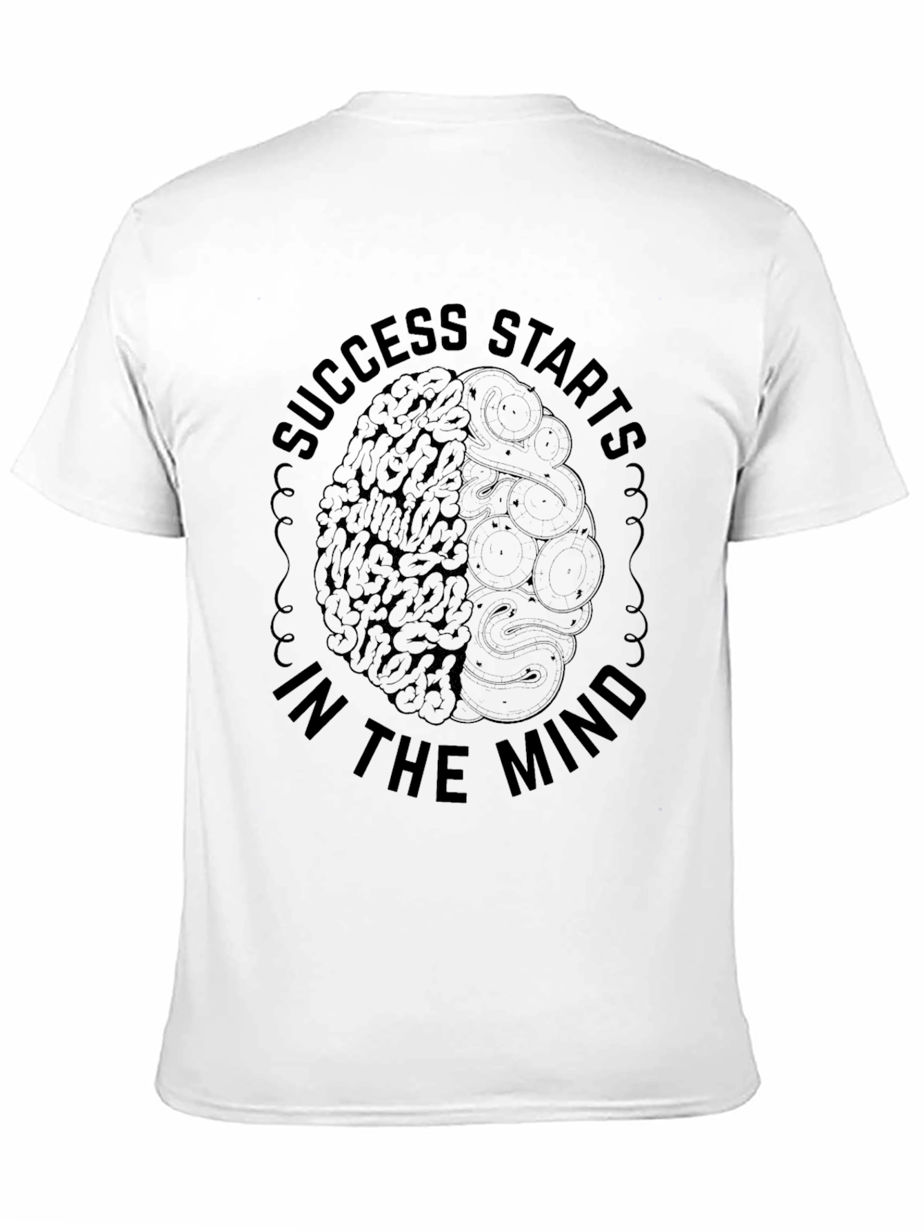Success Starts in the Mind Graphic T-Shirt