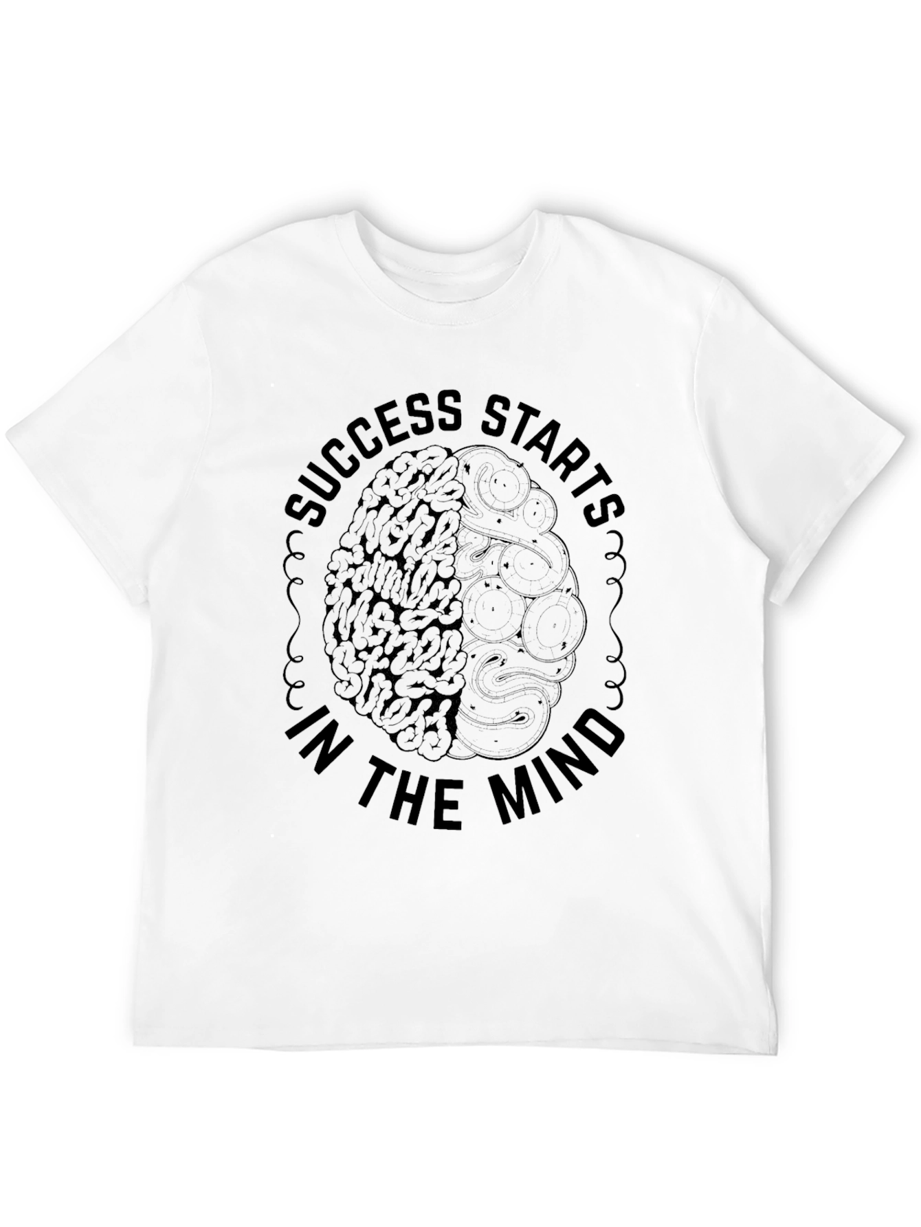 Success Starts in the Mind Graphic T-Shirt