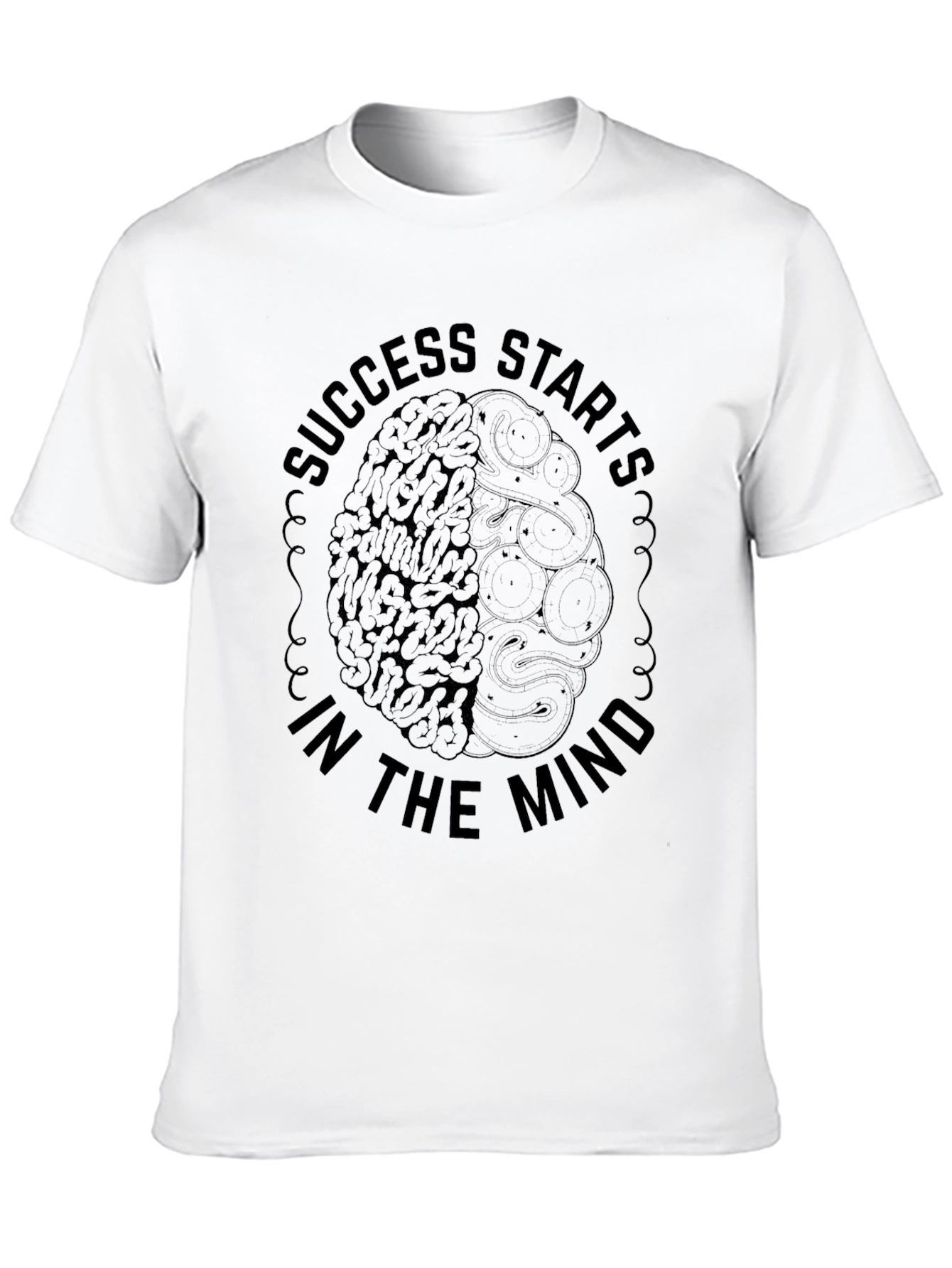 Success Starts in the Mind Graphic T-Shirt