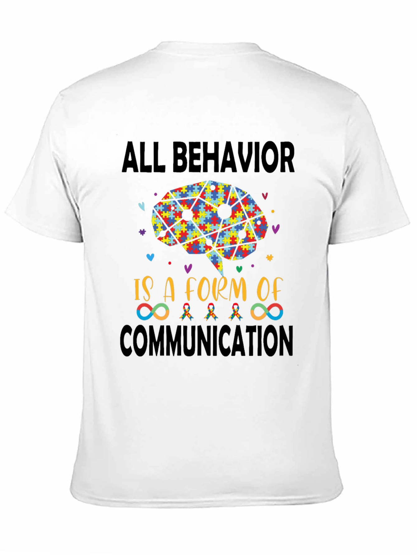 Autism Awareness T-Shirt: All Behavior is Communication