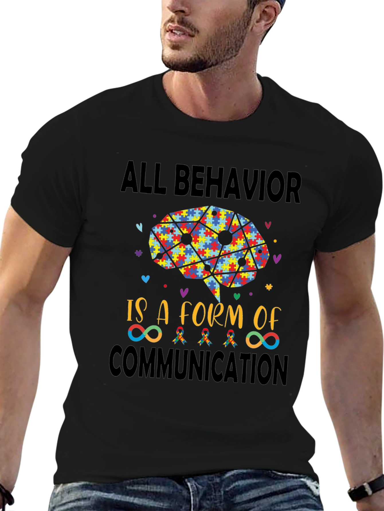 Autism Awareness T-Shirt: All Behavior is Communication