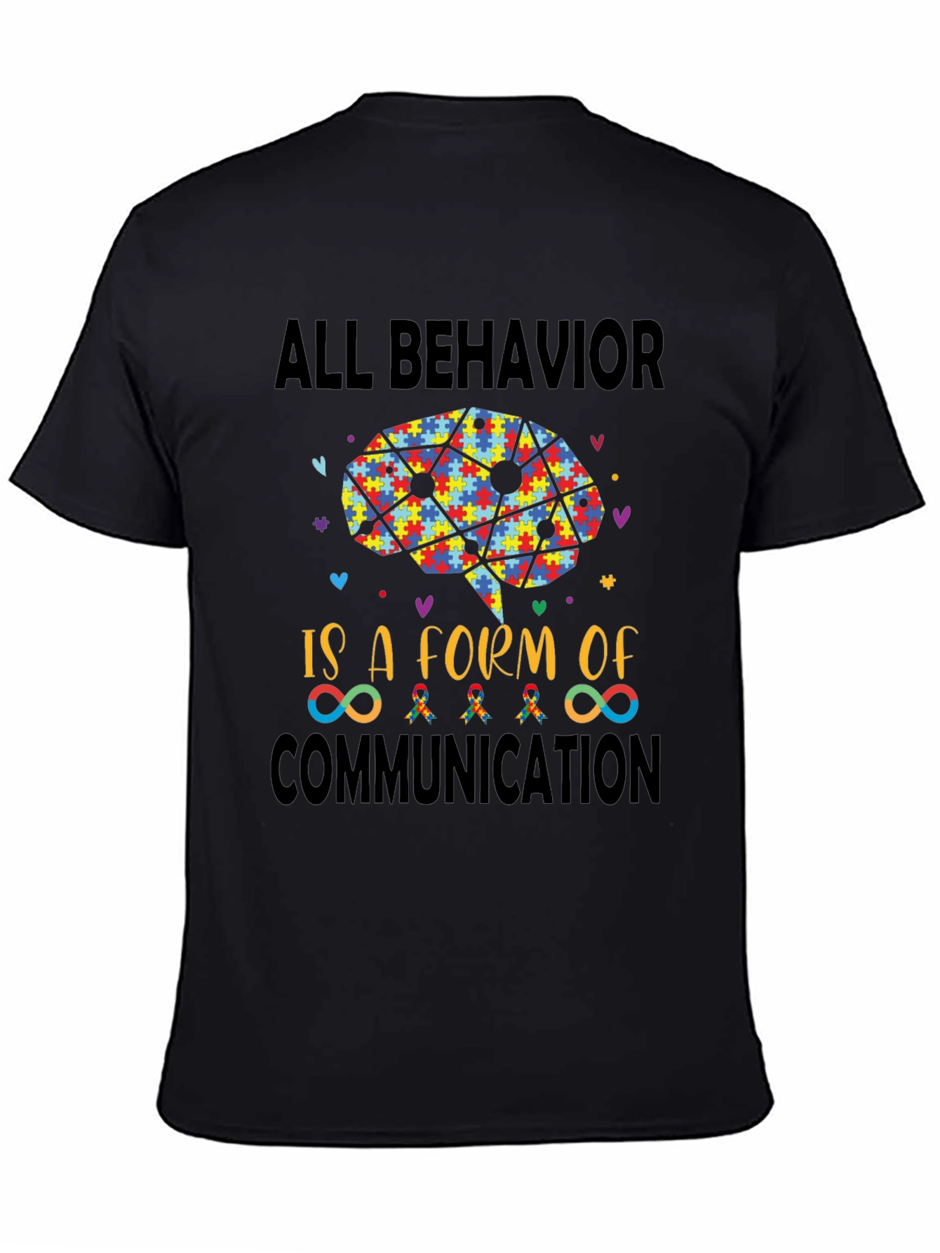 Autism Awareness T-Shirt: All Behavior is Communication