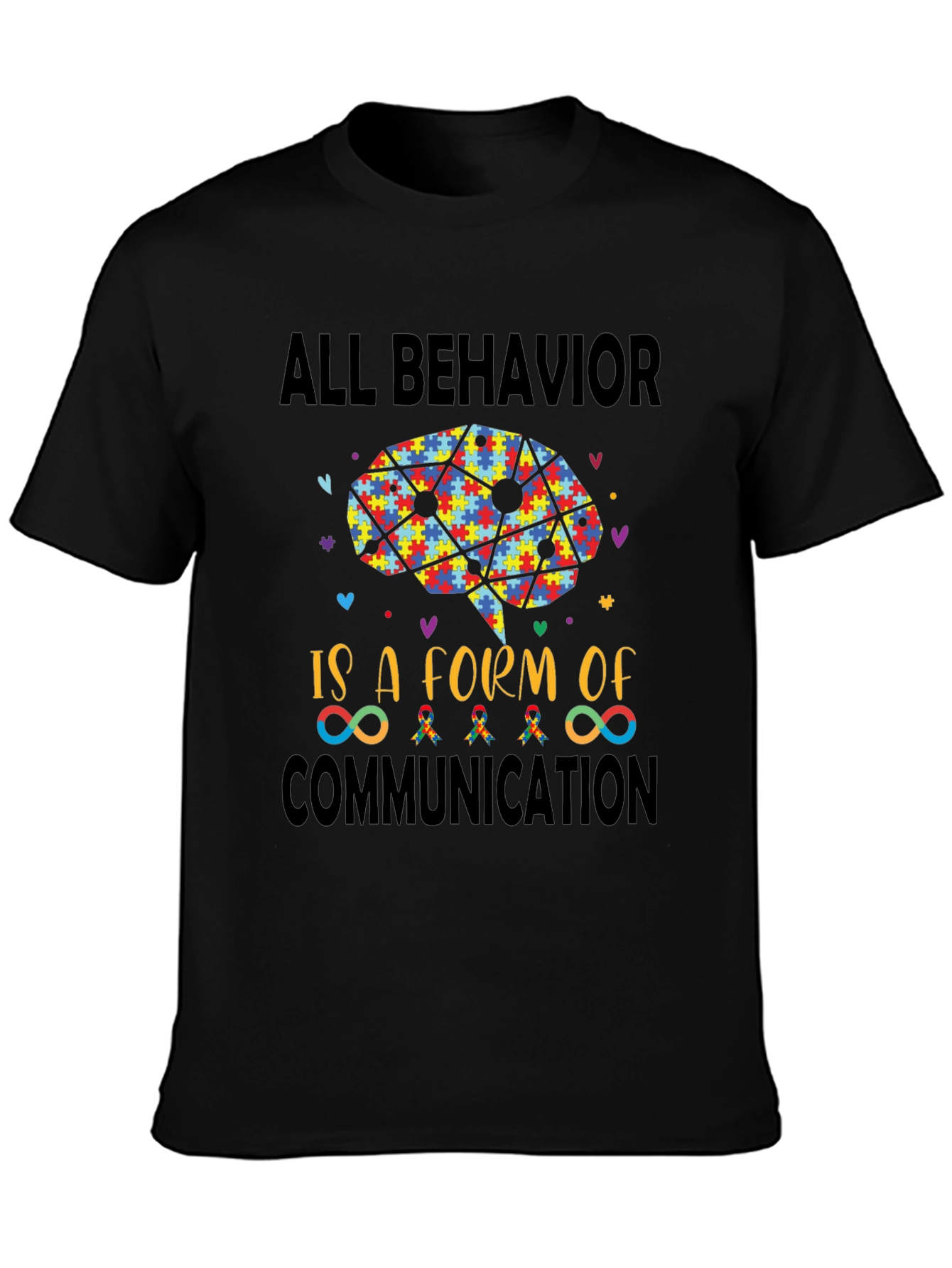 Autism Awareness T-Shirt: All Behavior is Communication