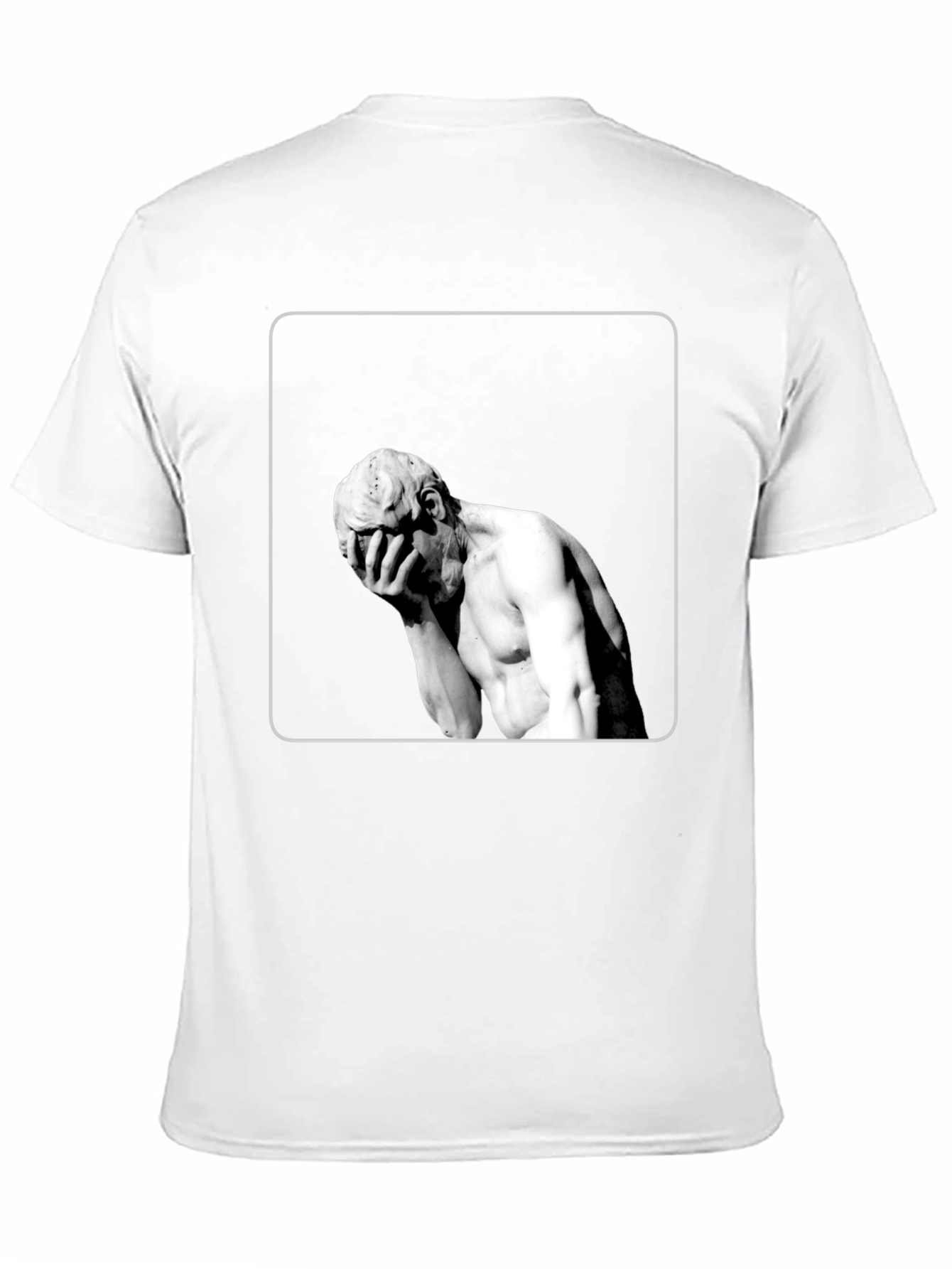 Statue Graphic Black T-Shirt