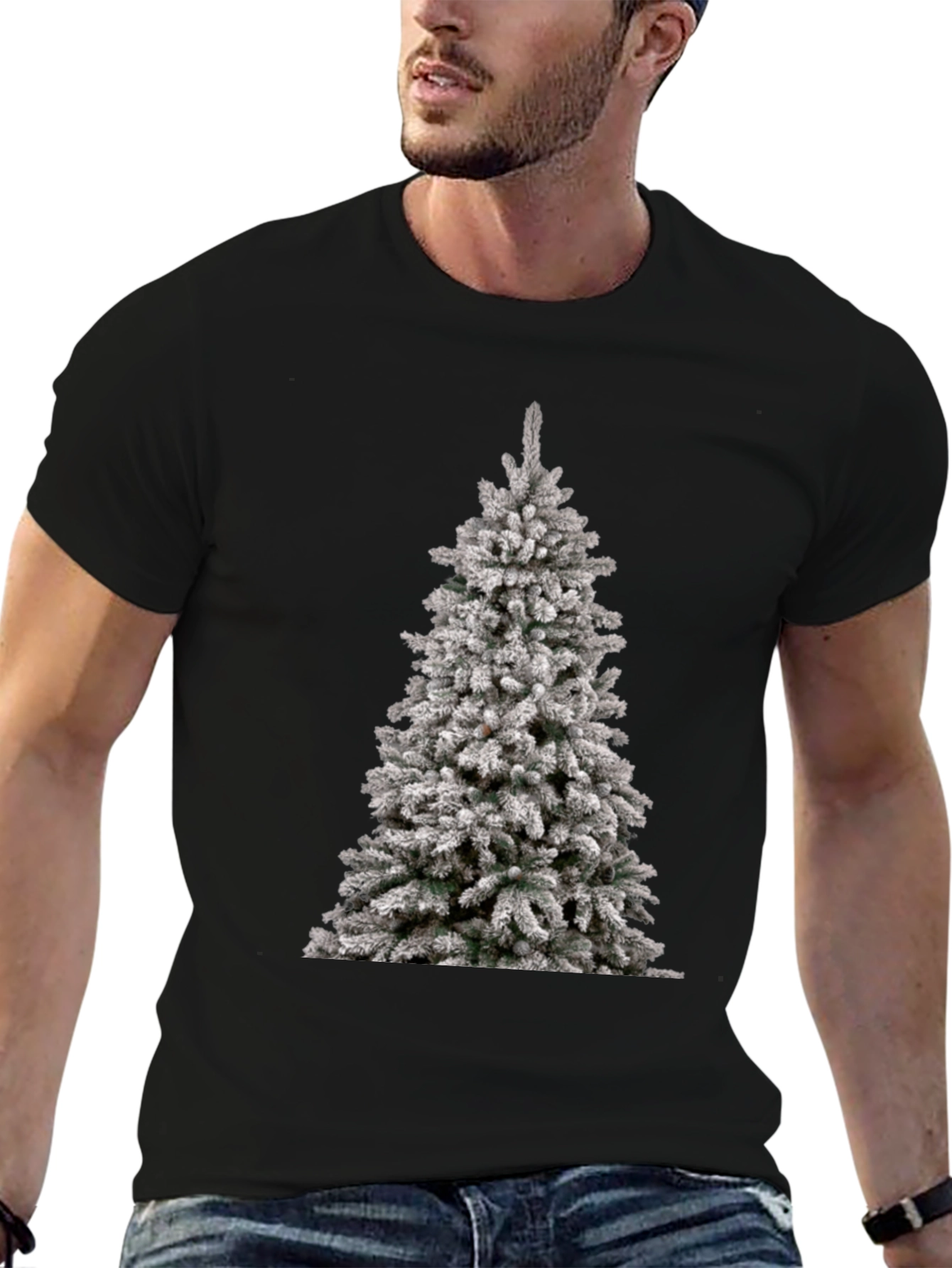 Christmas Tree Graphic Tee - Holiday Style
