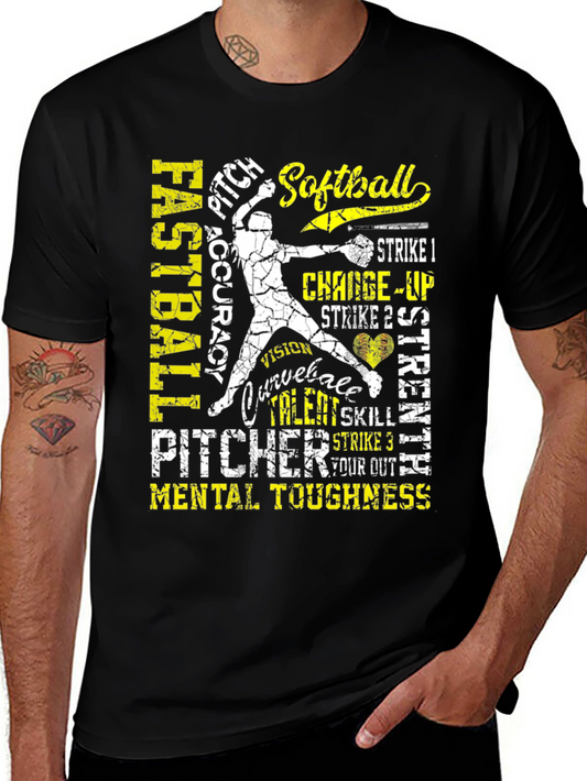 Softball Pitcher T-Shirt: Fastball Accuracy and Mental Toughness