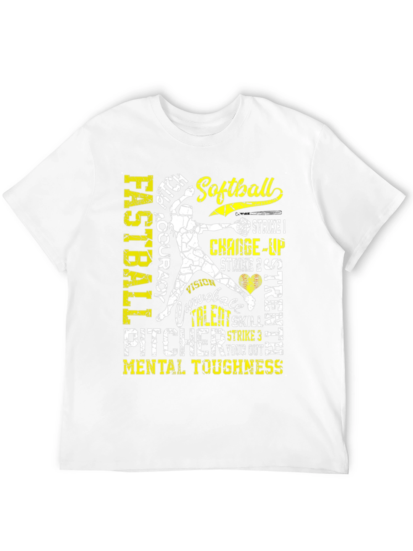 Softball Pitcher T-Shirt: Fastball Accuracy and Mental Toughness