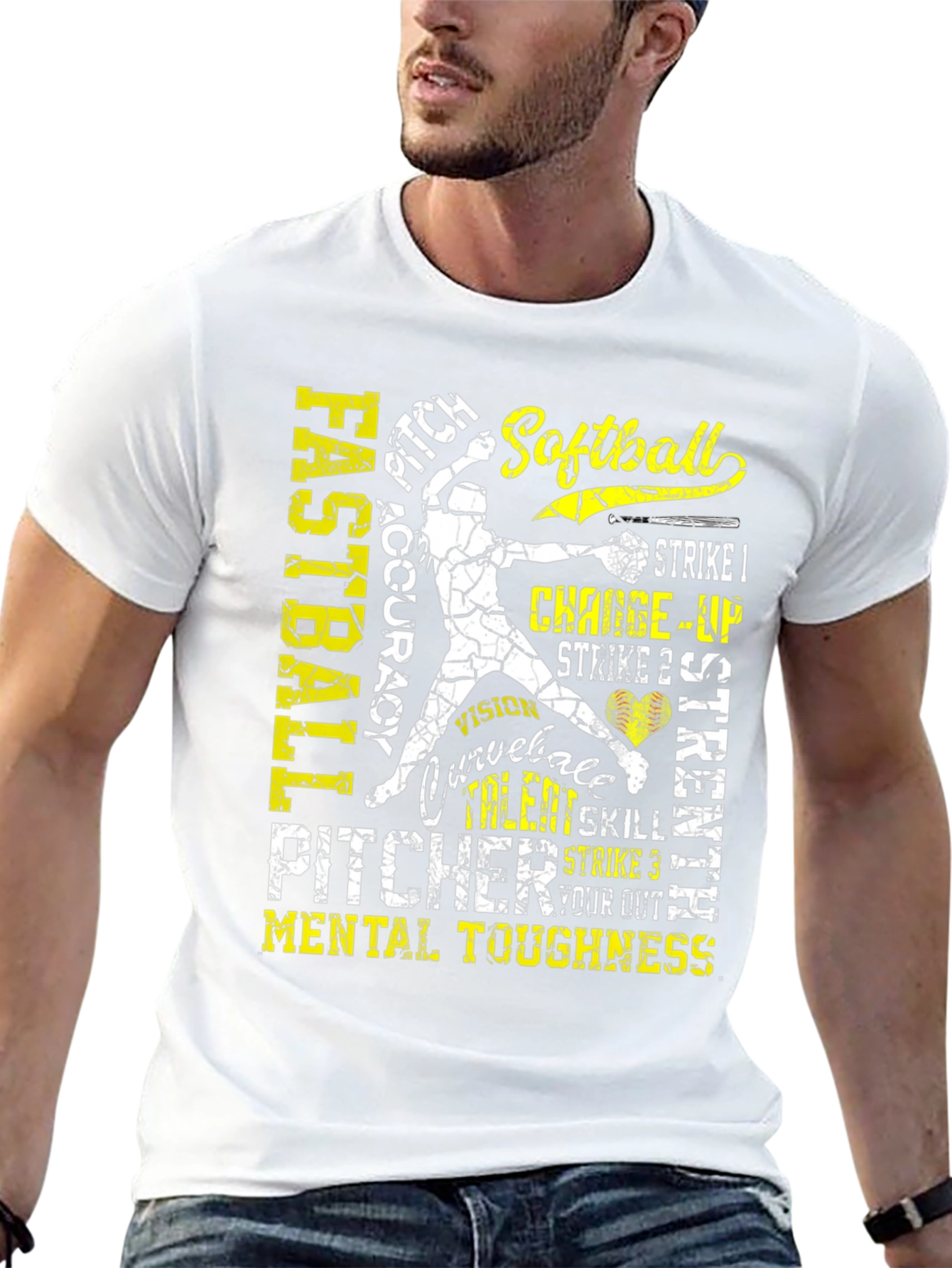 Softball Pitcher T-Shirt: Fastball Accuracy and Mental Toughness