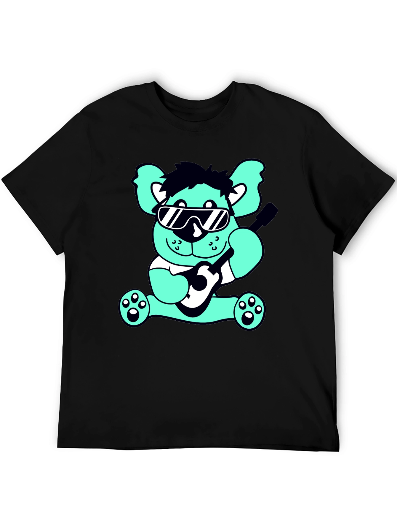 Cool Bear Guitar T-Shirt