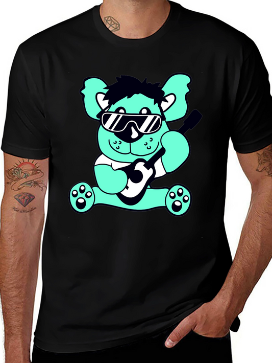 Cool Bear Guitar T-Shirt