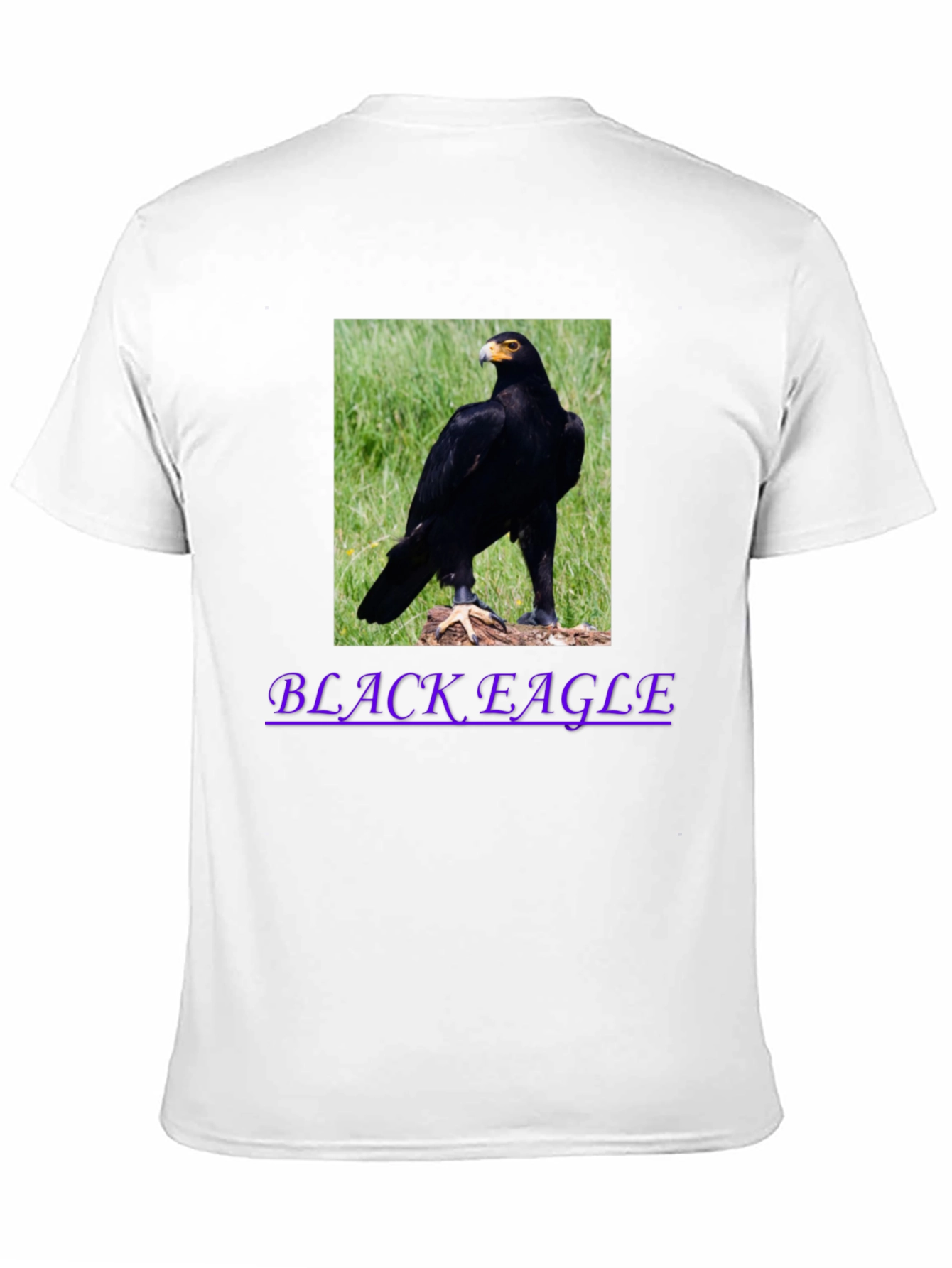 Black Eagle Graphic Tee - Mens Casual T-Shirt