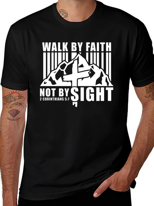 Walk By Faith T-Shirt - Christian Apparel