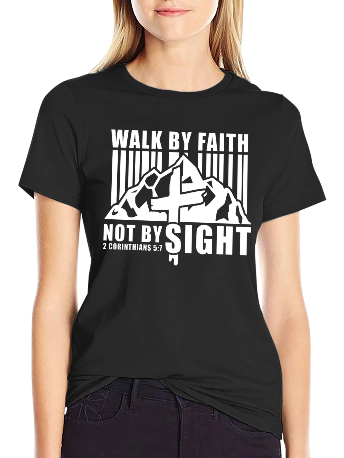 Walk By Faith T-Shirt - Christian Apparel