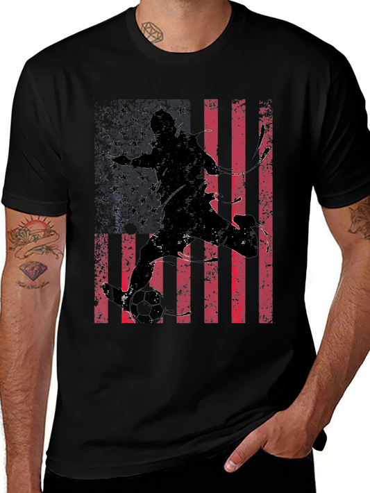 USA Soccer Player Graphic T-Shirt