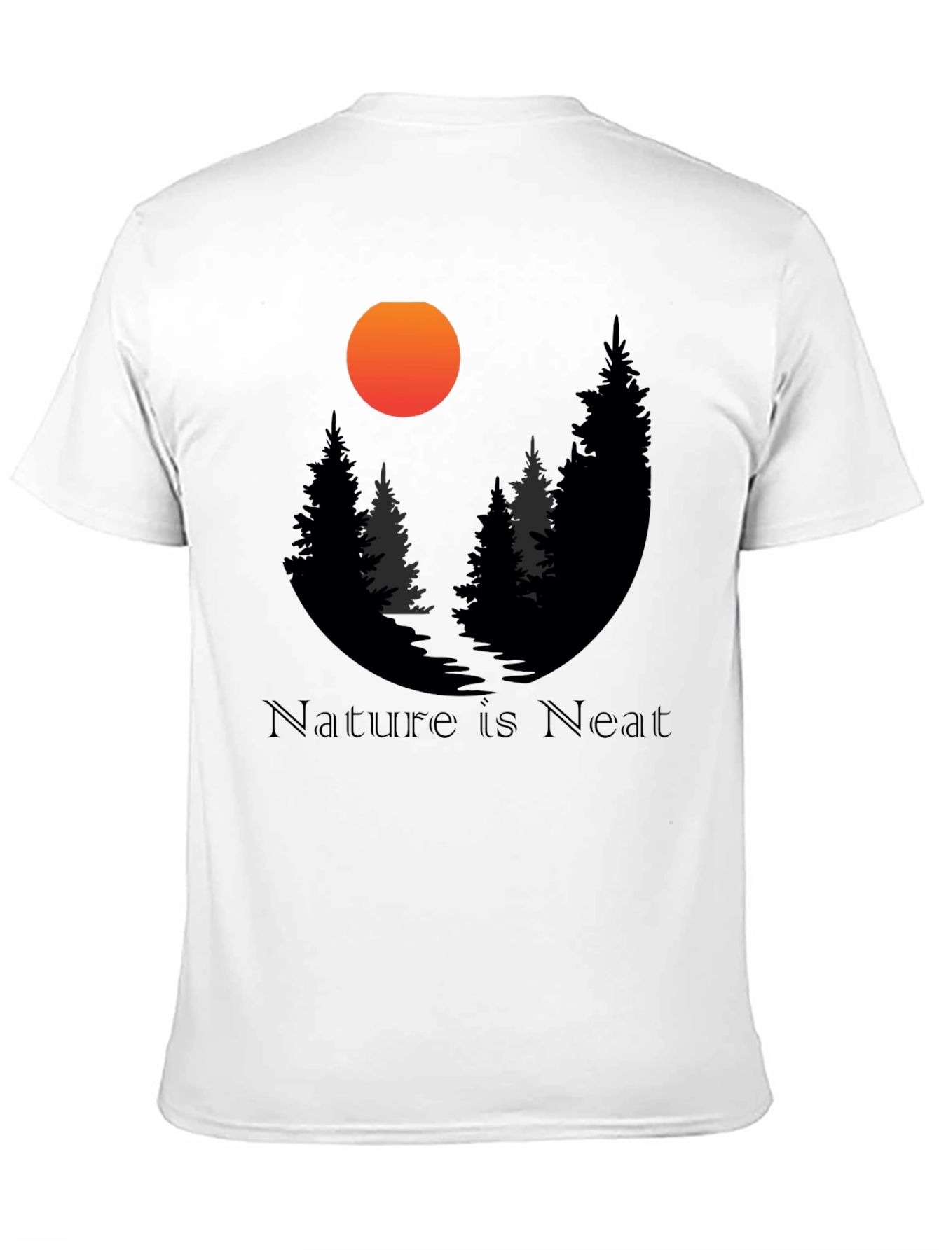 Nature is Neat Graphic T-Shirt - Black