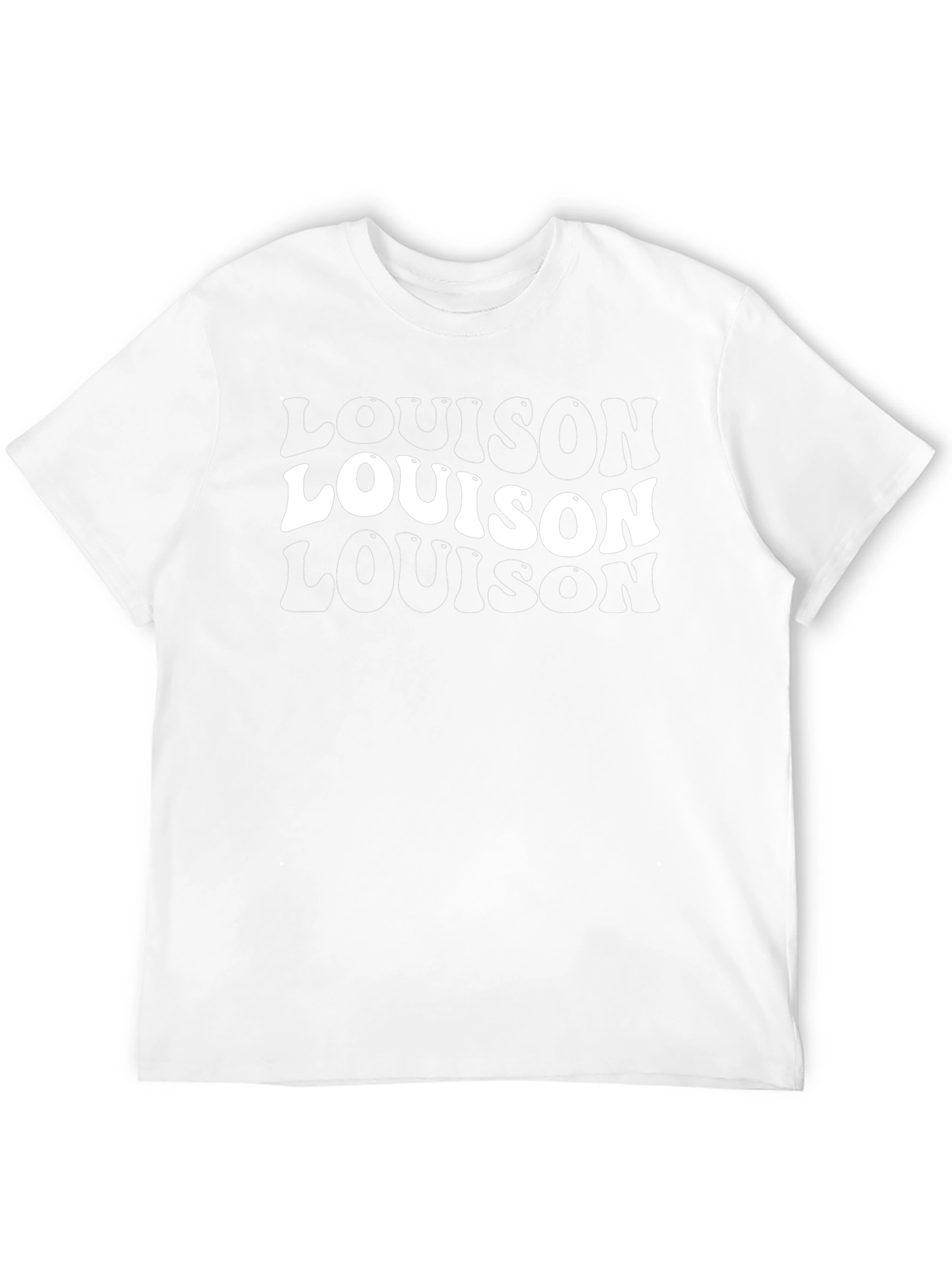 Trendy Louison Graphic Black T-Shirt