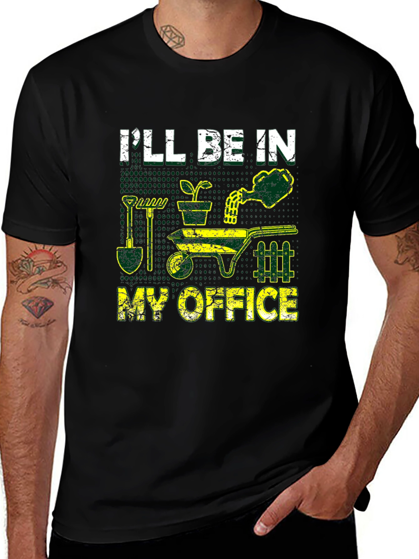 Gardening Office Graphic T-Shirt