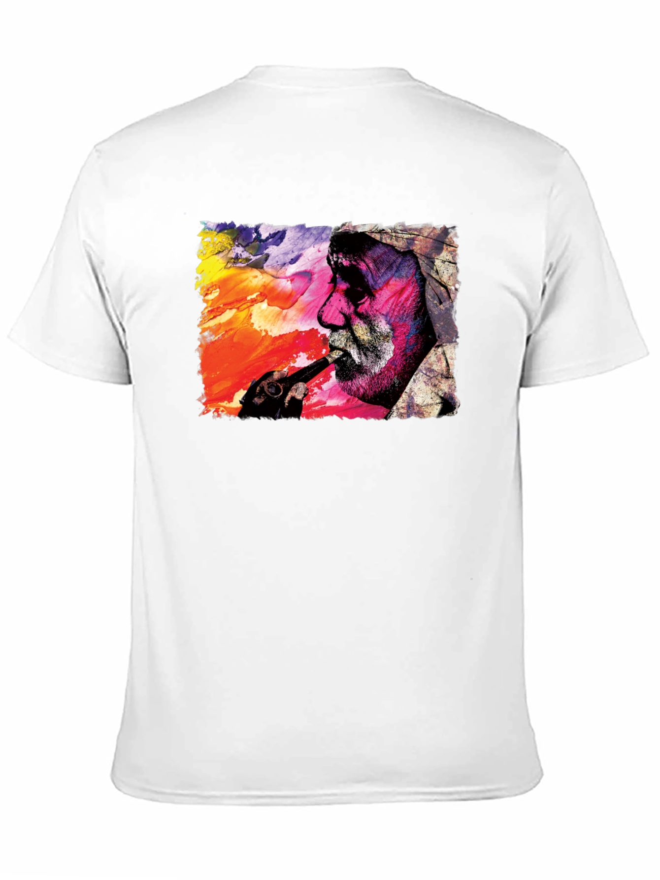 Abstract Man Smoking T-Shirt