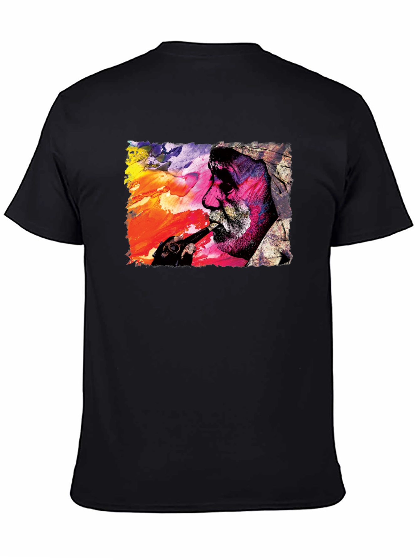 Abstract Man Smoking T-Shirt