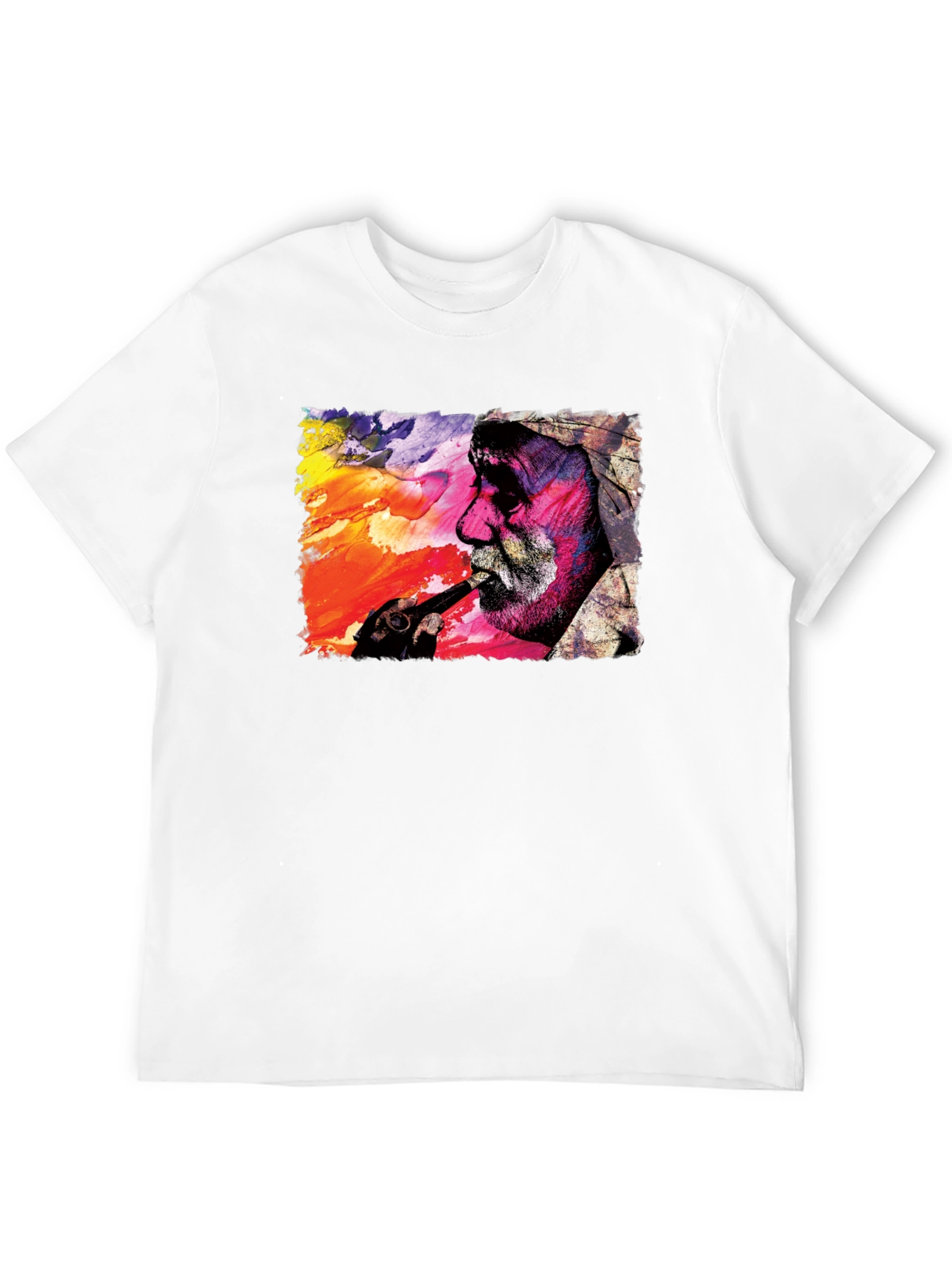 Abstract Man Smoking T-Shirt