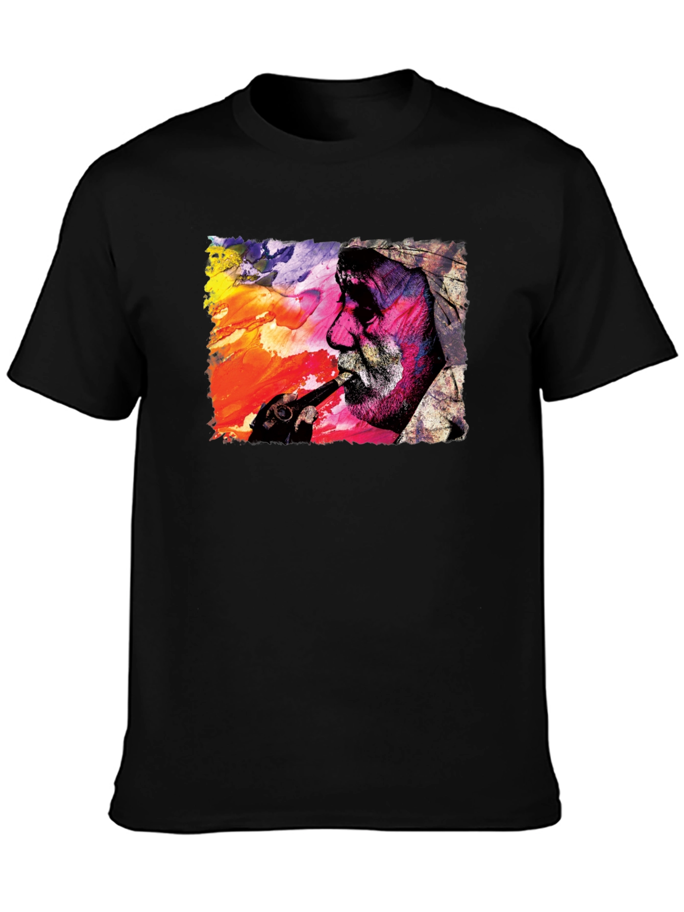Abstract Man Smoking T-Shirt