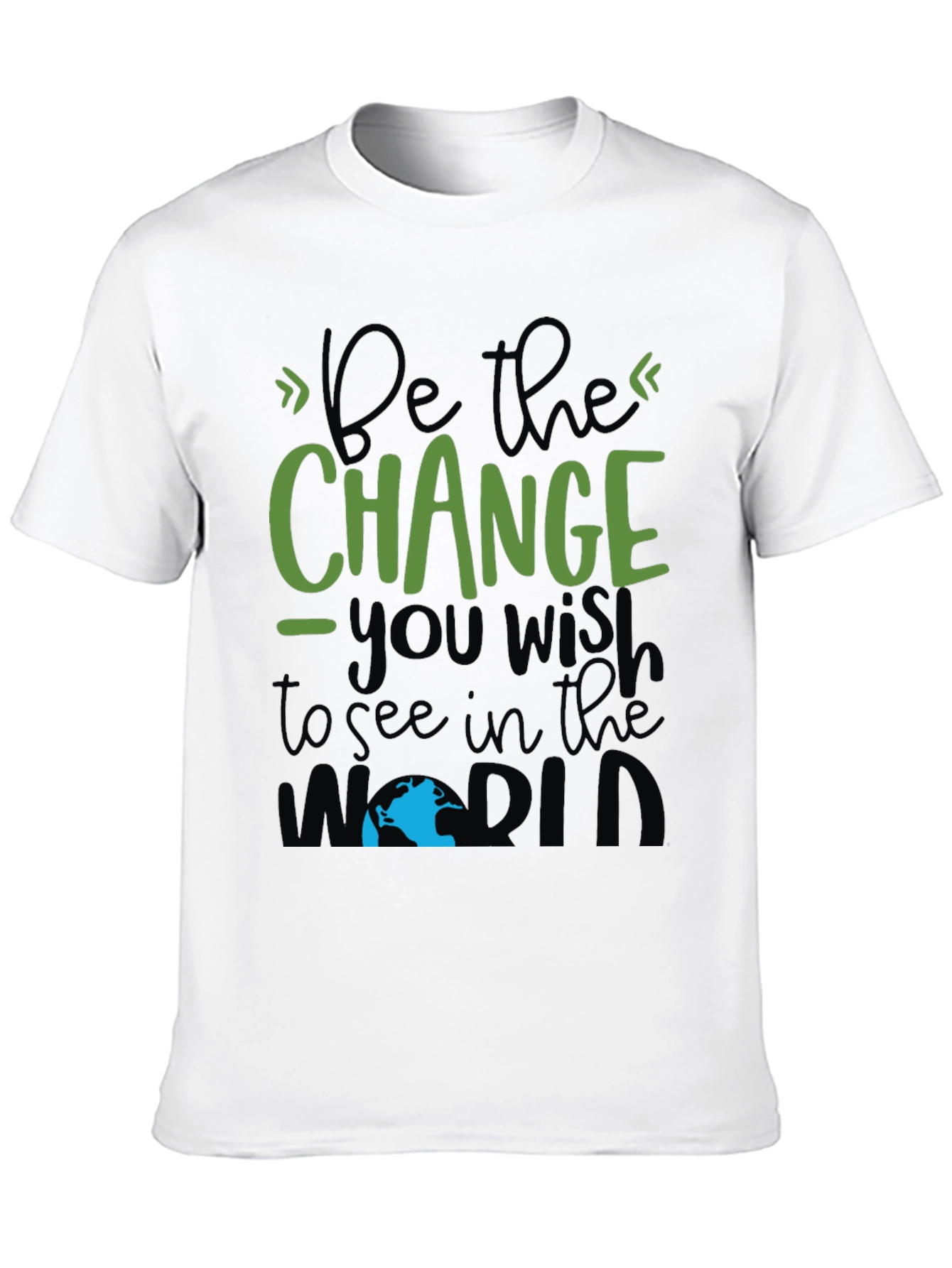 Be The Change T-Shirt - Black