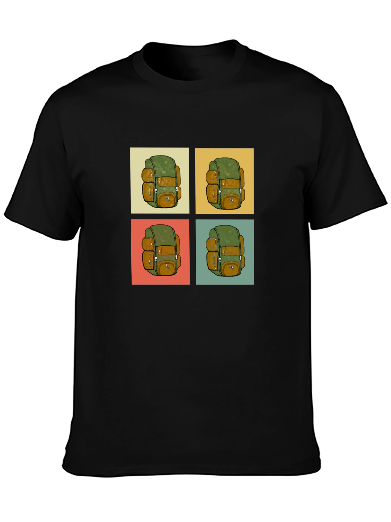 Retro Backpack T-Shirt - Travel & Adventure Ready