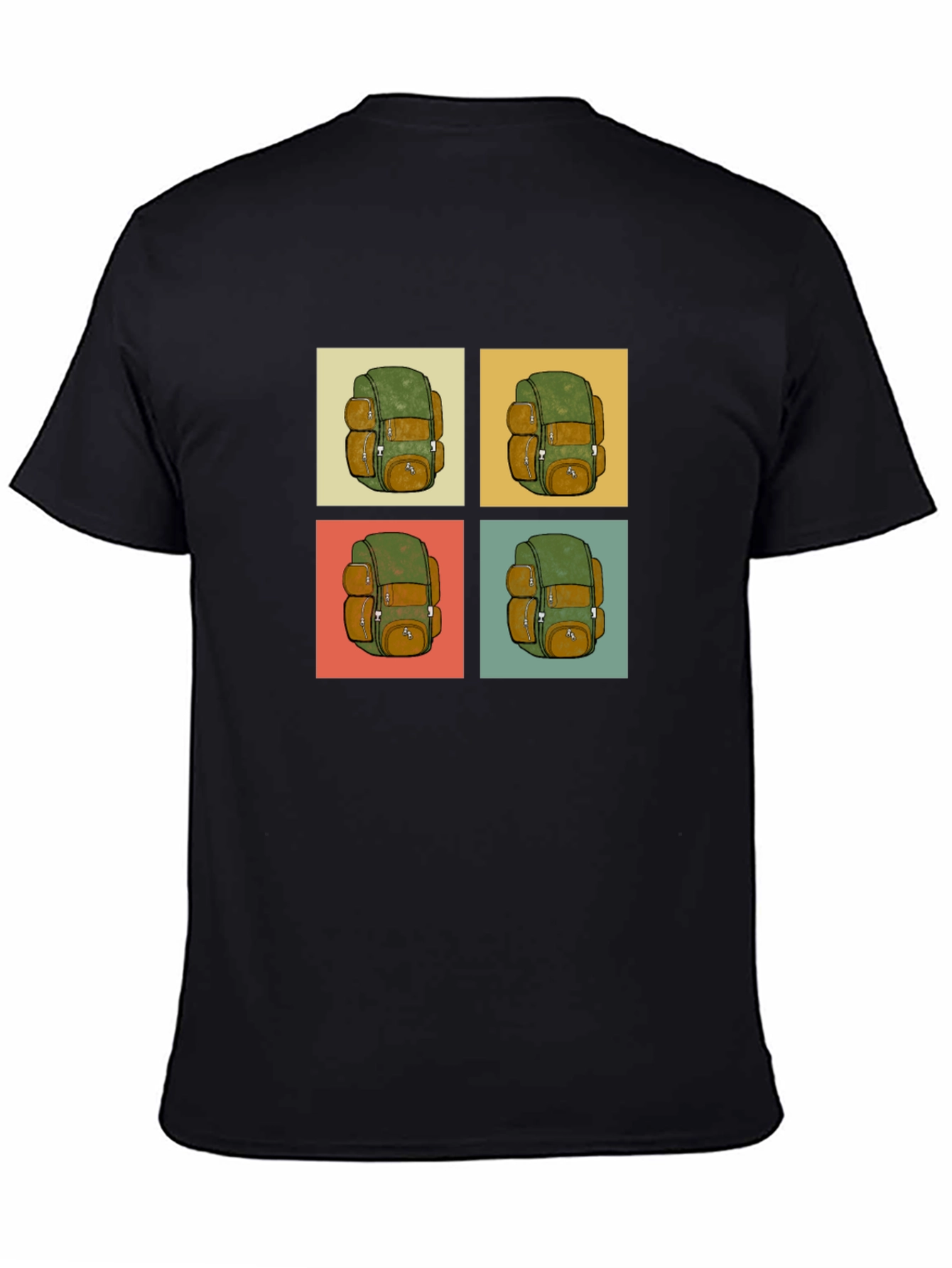 Retro Backpack T-Shirt - Travel & Adventure Ready