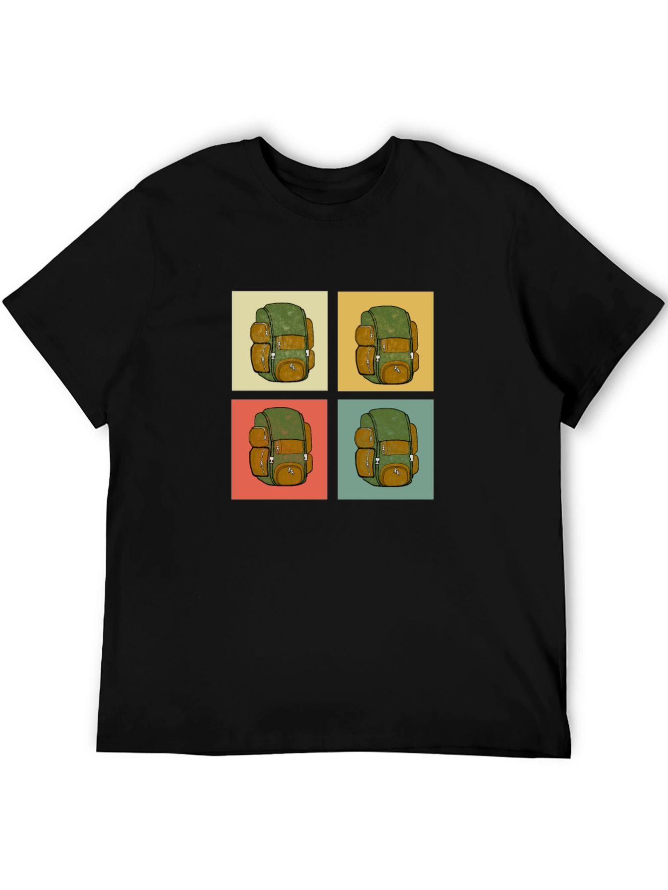 Retro Backpack T-Shirt - Travel & Adventure Ready