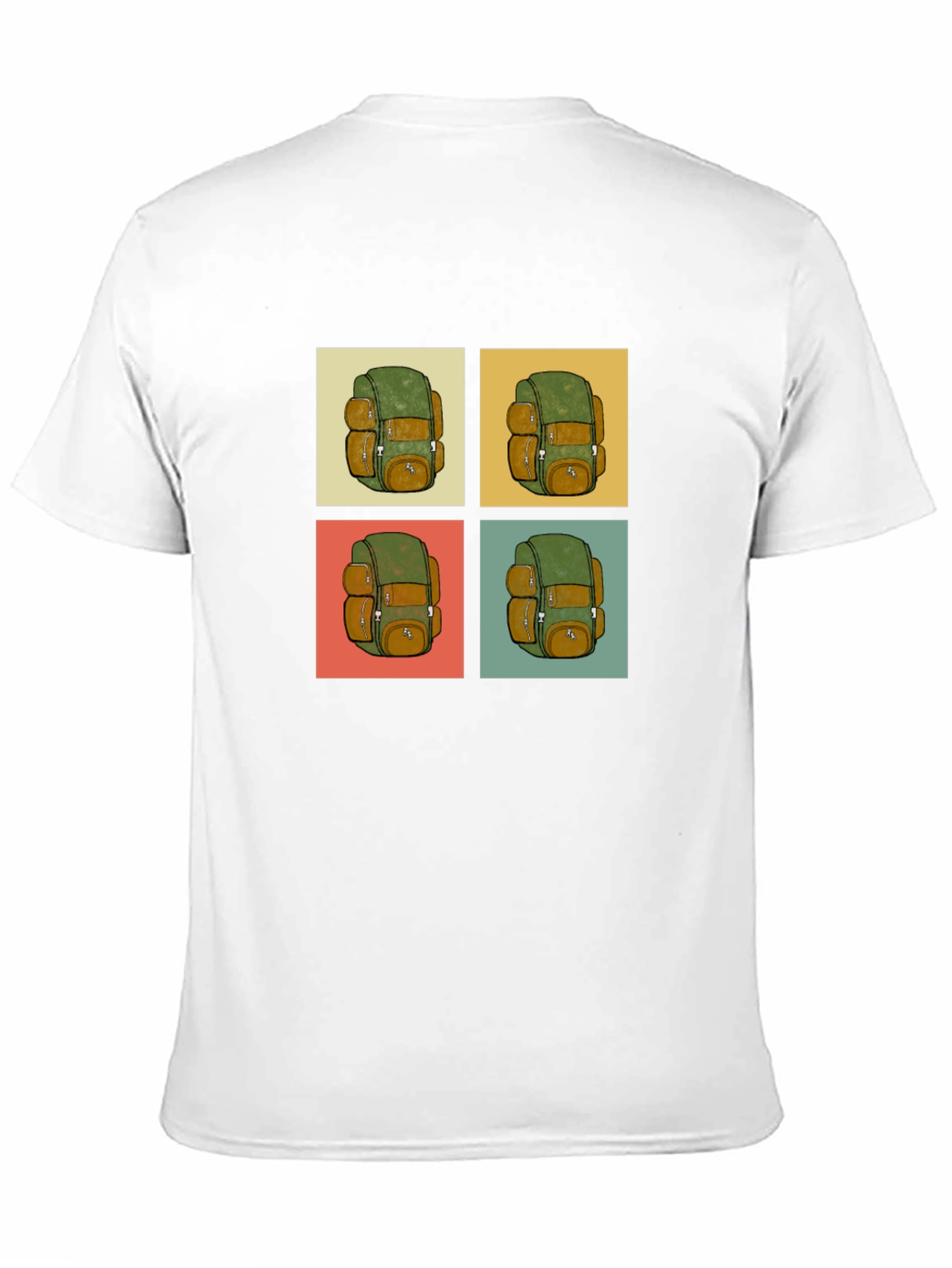 Retro Backpack T-Shirt - Travel & Adventure Ready