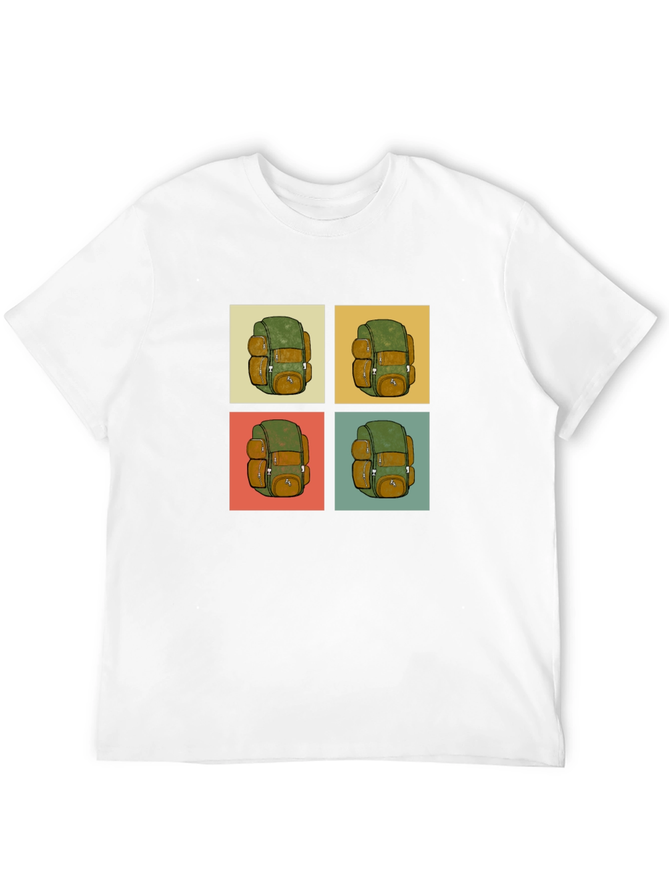 Retro Backpack T-Shirt - Travel & Adventure Ready
