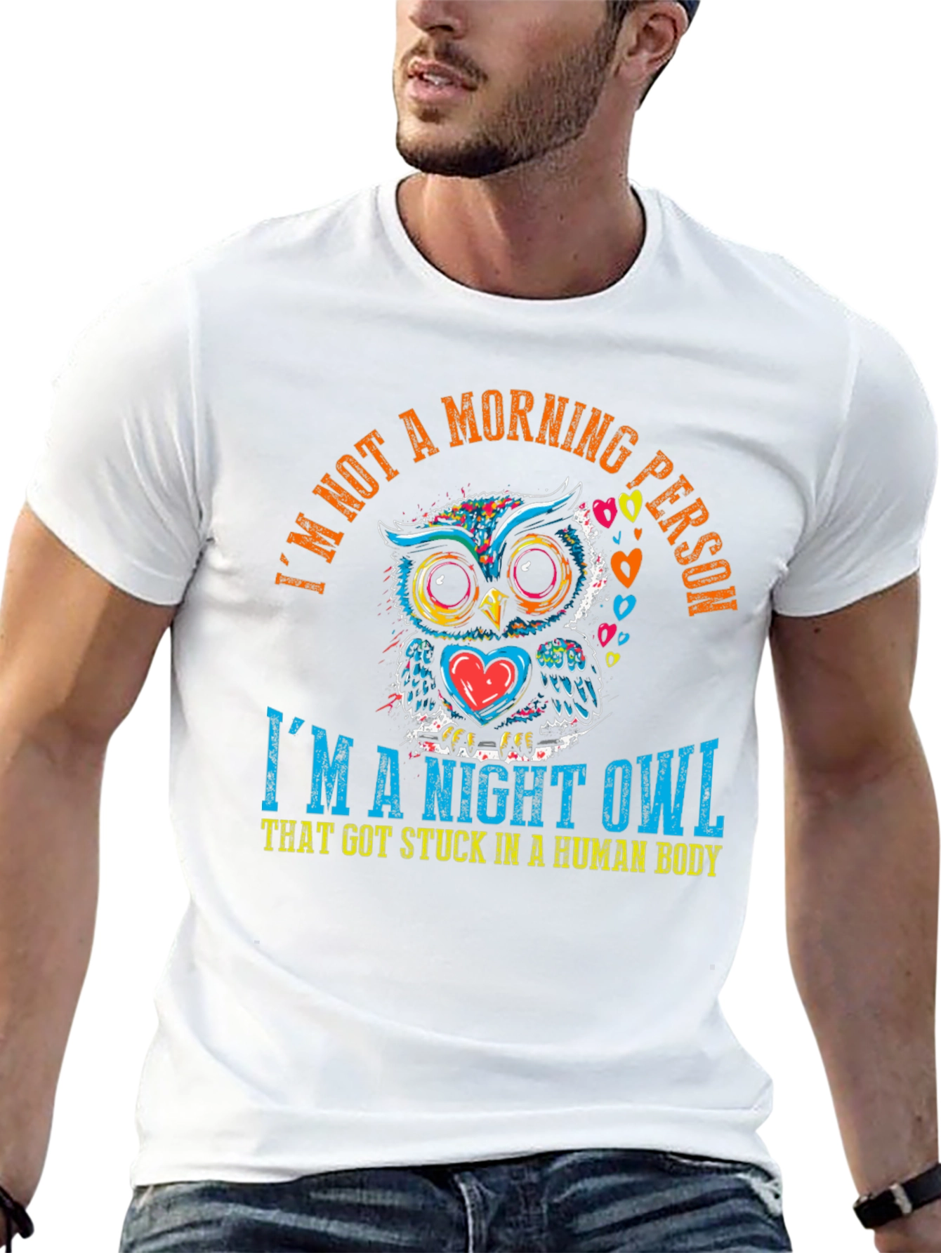 Night Owl T-Shirt - Stuck in a Human Body