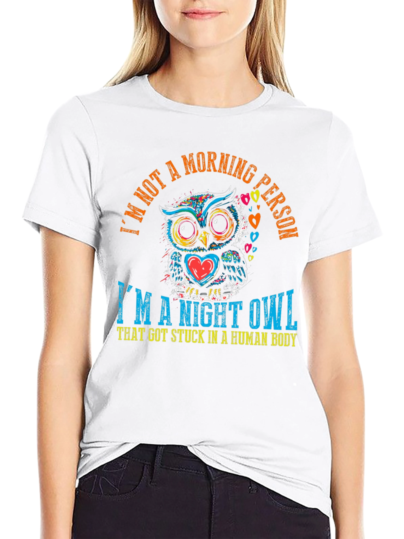 Night Owl T-Shirt - Stuck in a Human Body