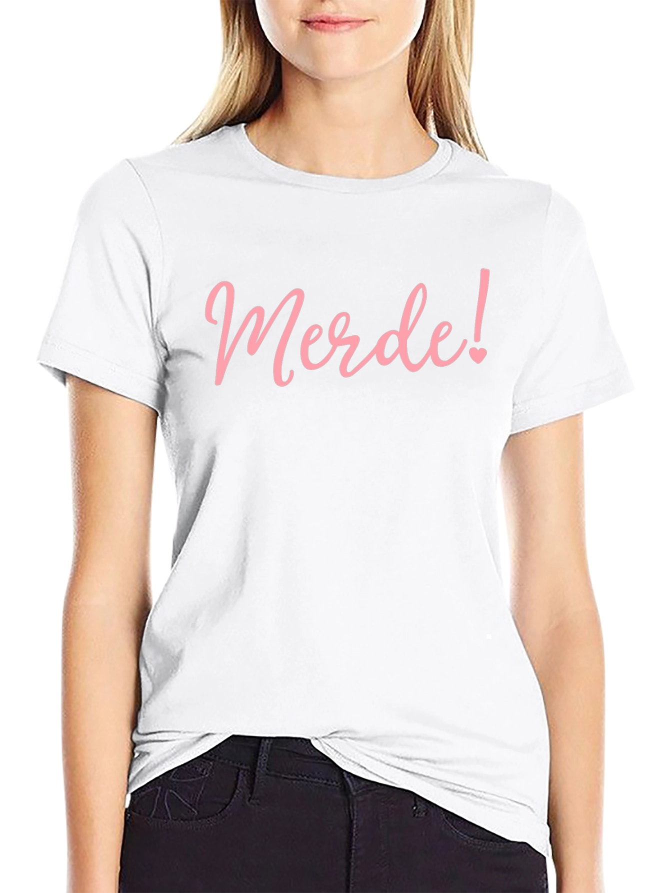 Merde! Graphic Tee - French Curse Word T-Shirt