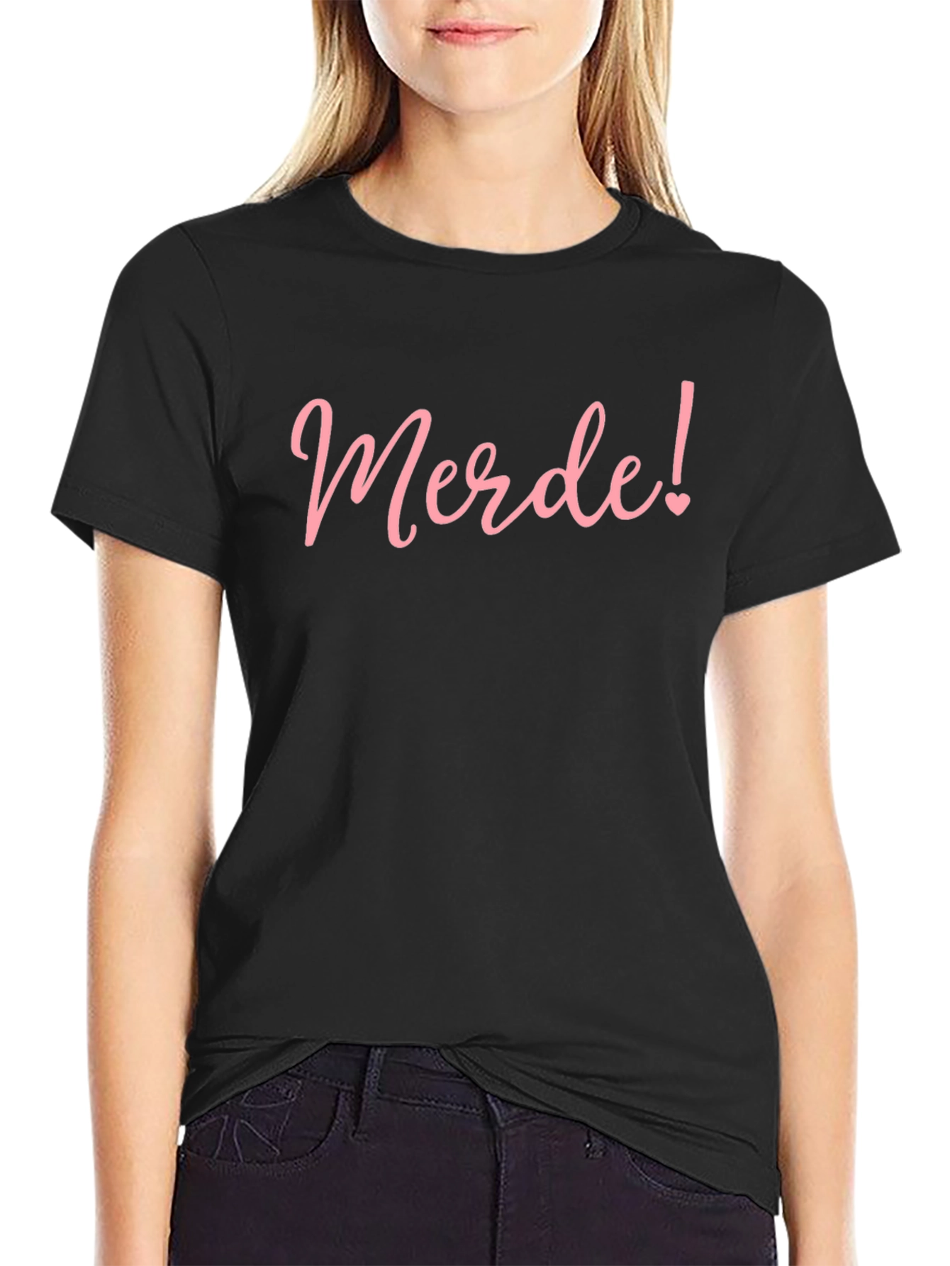 Merde! Graphic Tee - French Curse Word T-Shirt