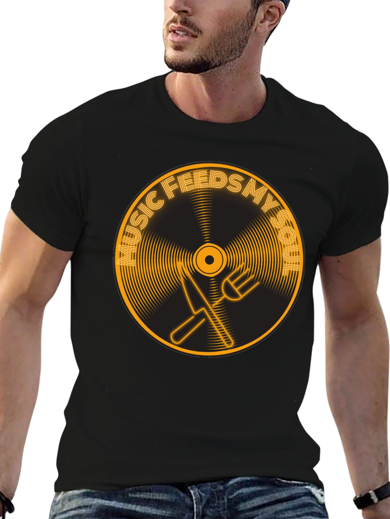 Music Feeds My Soul Graphic Tee
