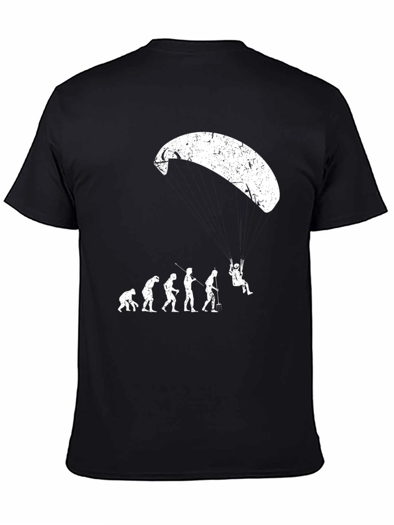 Paragliding Evolution T-Shirt - Skydiving Fun!
