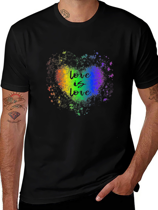 Love Is Love Rainbow Heart T-Shirt