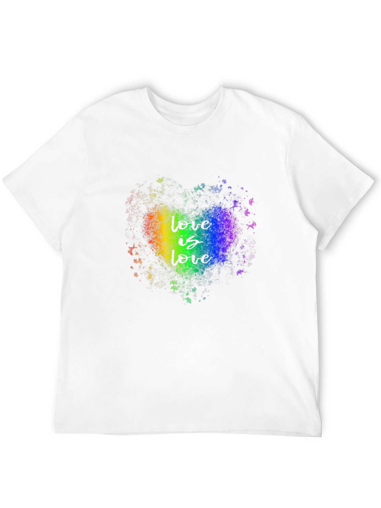 Love Is Love Rainbow Heart T-Shirt