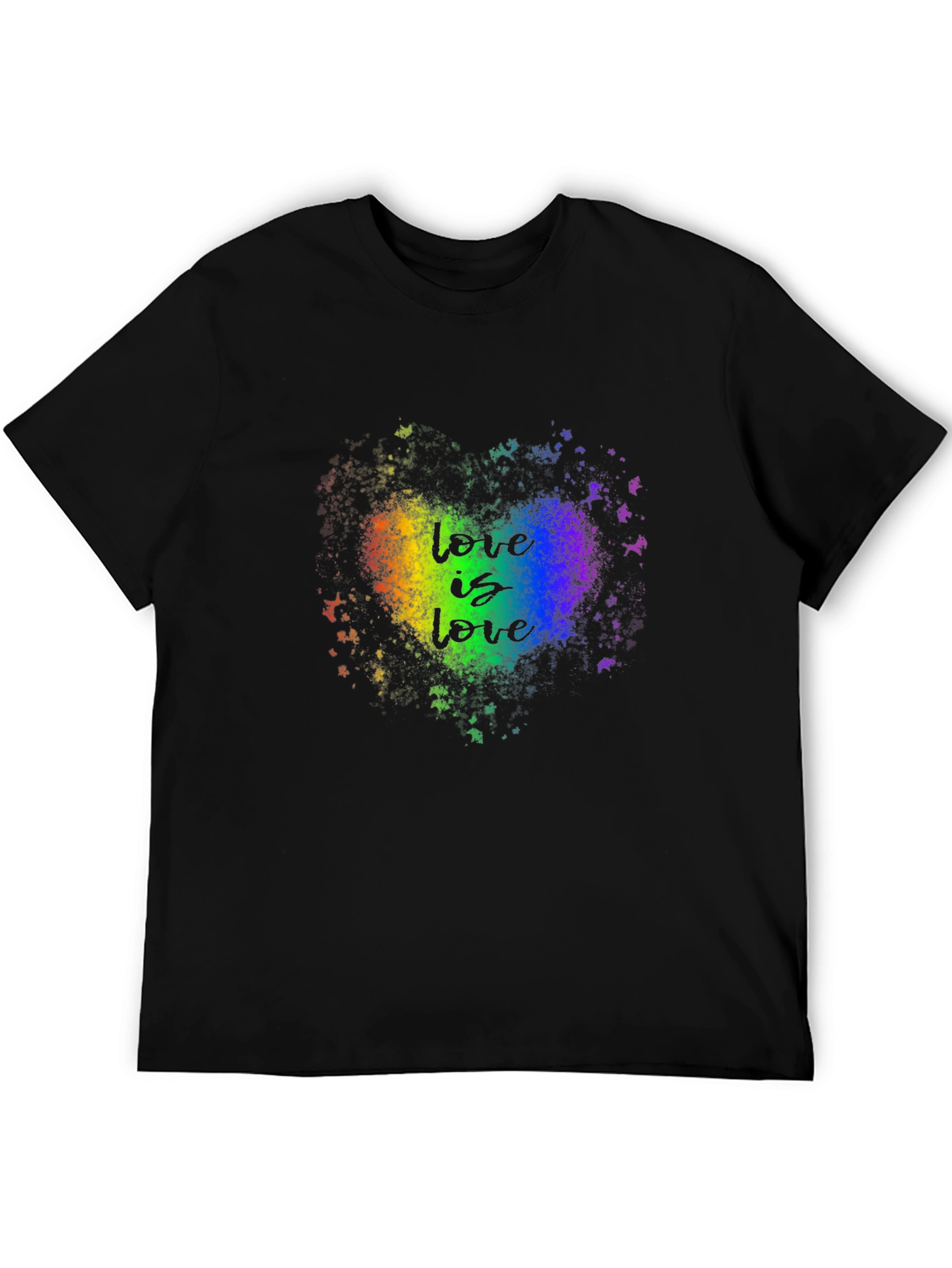 Love Is Love Rainbow Heart T-Shirt