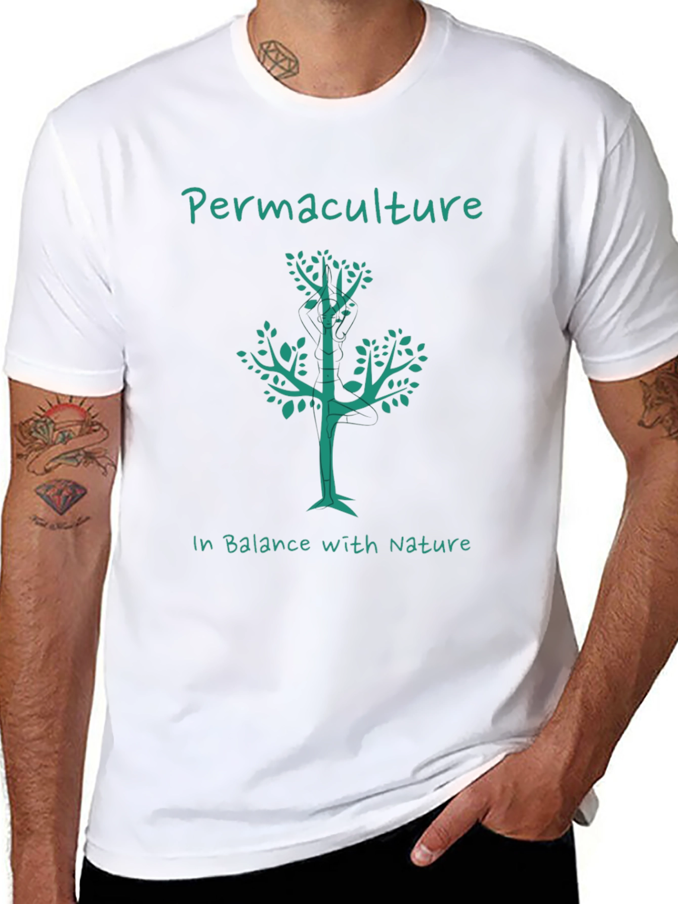 Permaculture T-Shirt: In Balance with Nature
