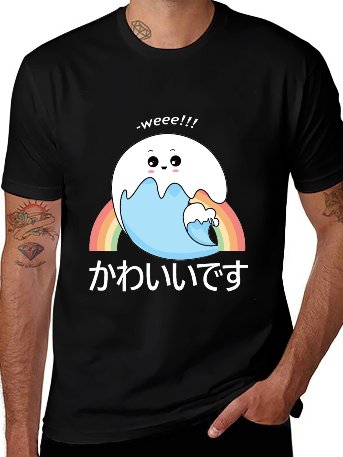 Kawaii Wave T-Shirt - Cute Anime Style