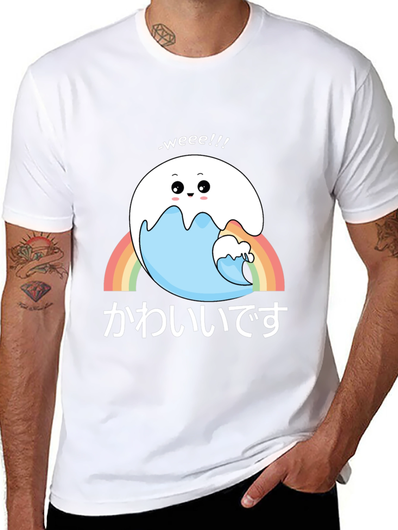 Kawaii Wave T-Shirt - Cute Anime Style