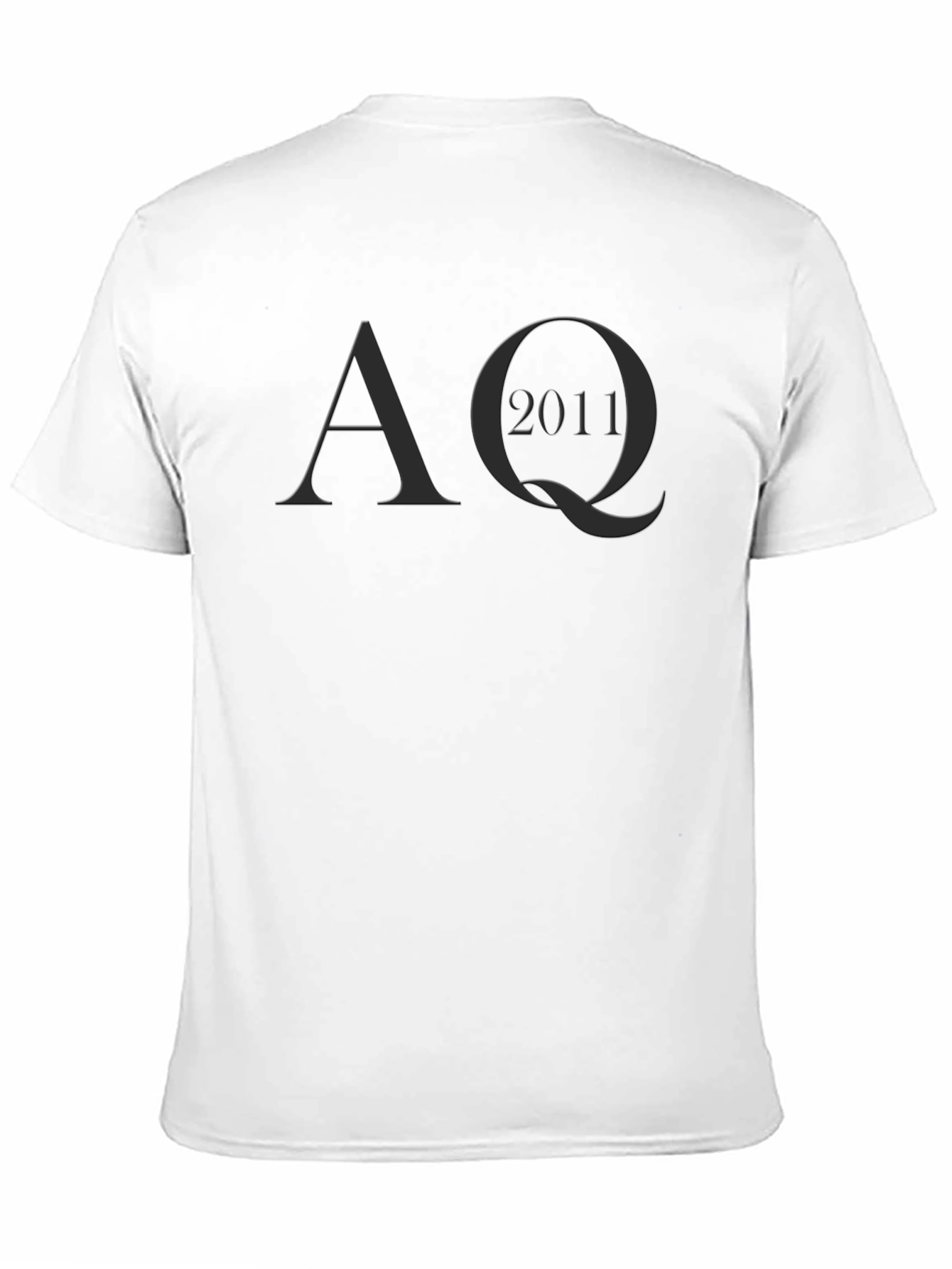 AQ 2011 Dark Graphic Tee - Modern Style